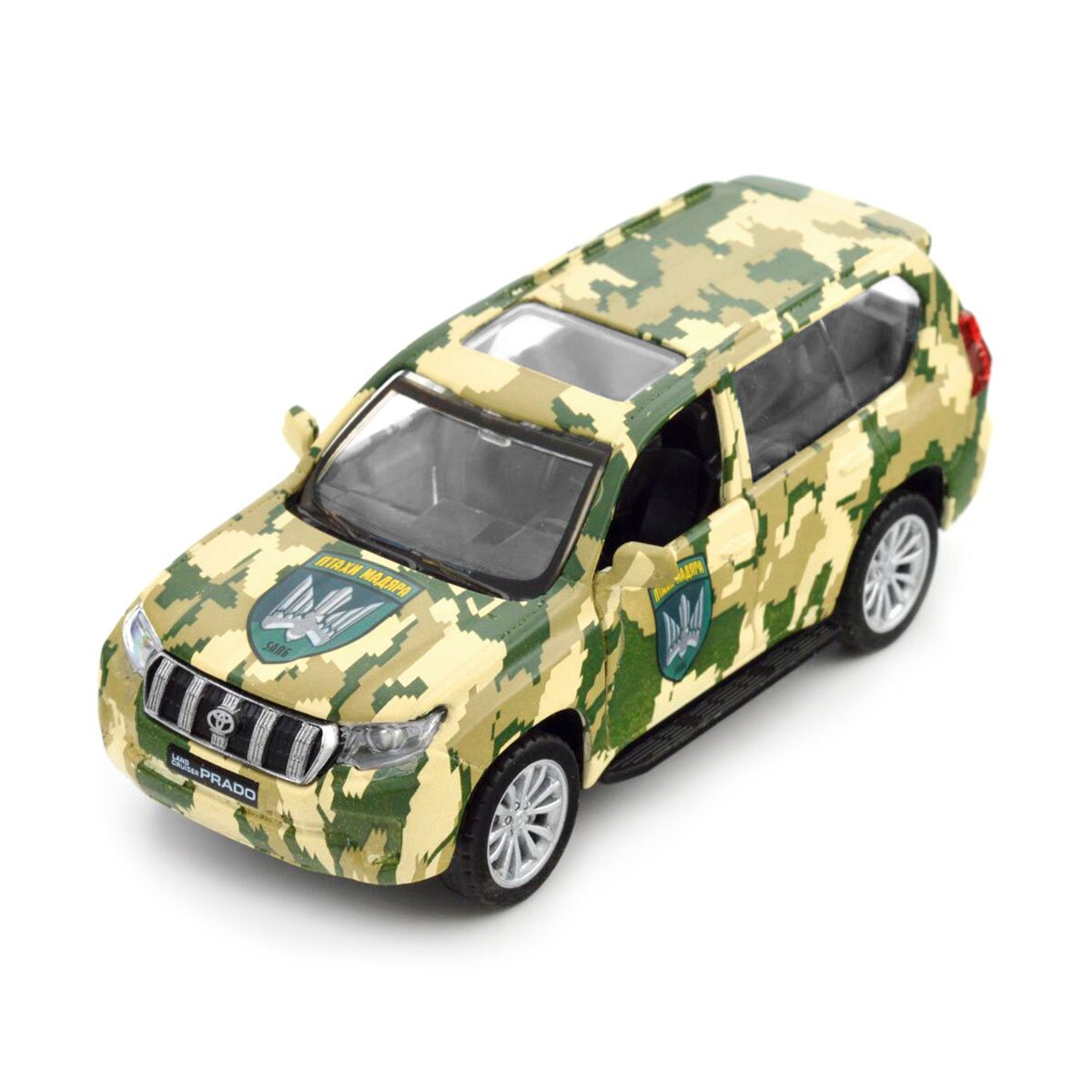 Автомодель &quot;Шевроны Героев&quot; Toyota Land Cruiser Prado &quot;Птицы Мадьяра&quot; TechnoDrive 250363M Разноцветный (6900007419710)  Фото №0
