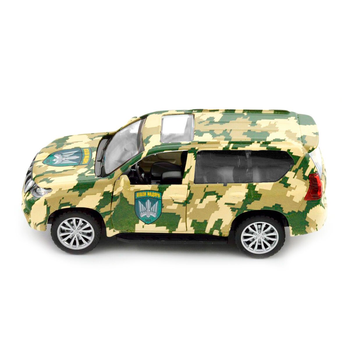 Автомодель &quot;Шевроны Героев&quot; Toyota Land Cruiser Prado &quot;Птицы Мадьяра&quot; TechnoDrive 250363M Разноцветный (6900007419710)  Фото №7