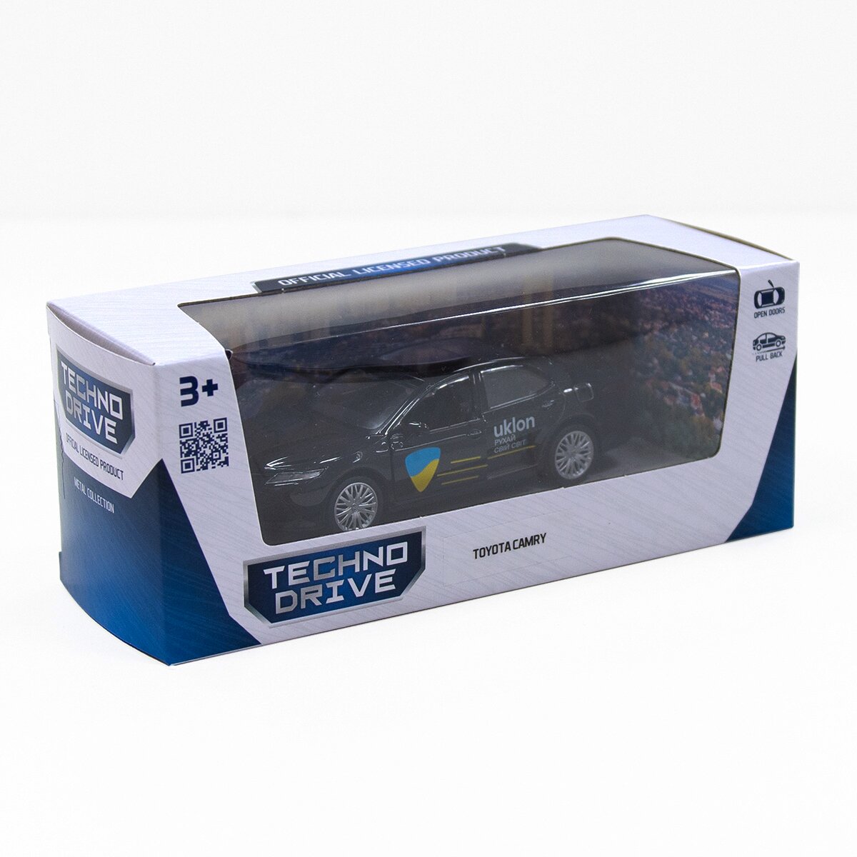Автомодель Toyota Camry Uklon TechnoDrive 250292 Черный (6900007324090)  Фото №1