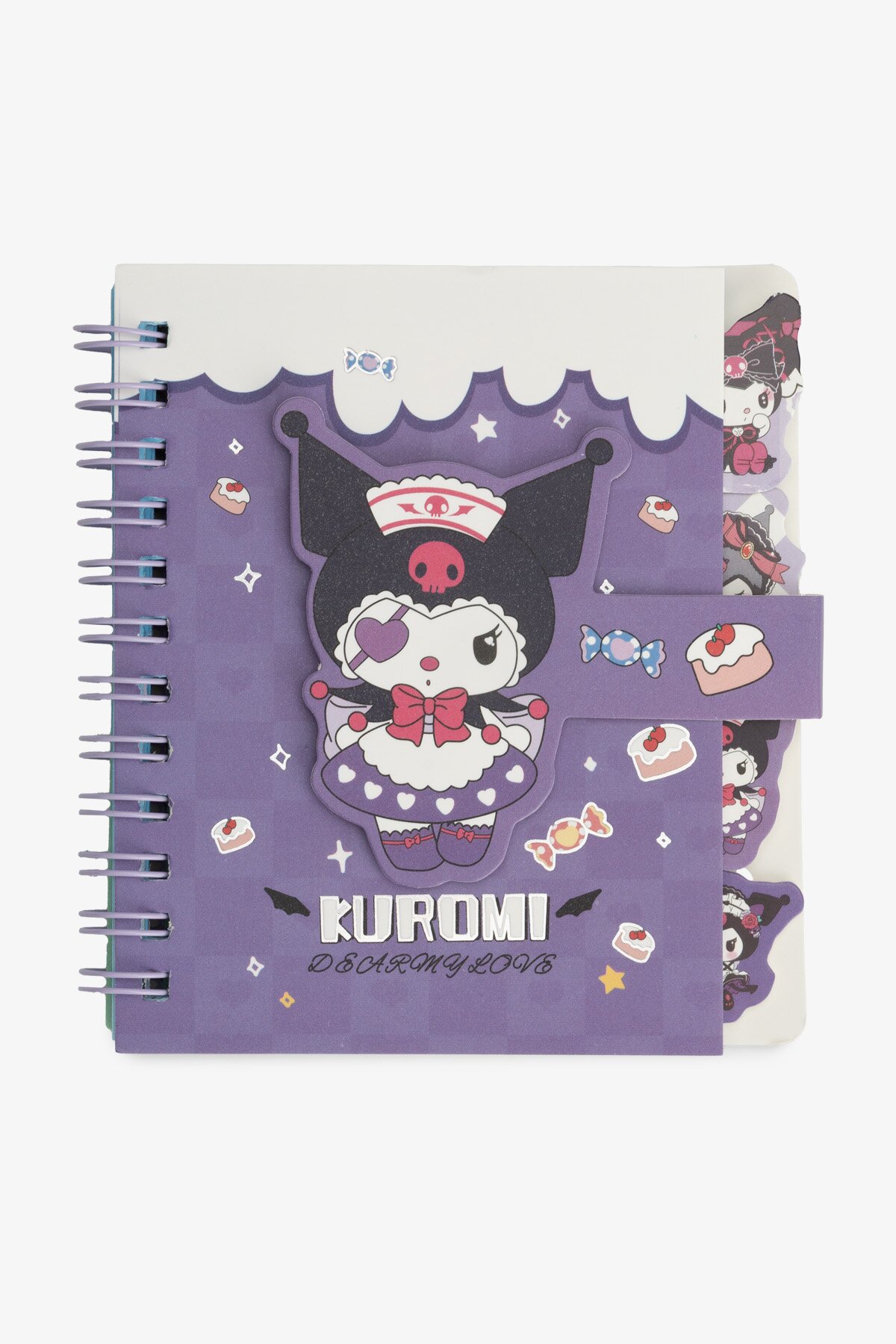 Блокнот Клубника &quot;Зайка Kuromi&quot; 6409 60 л. Разноцветный  Фото №0