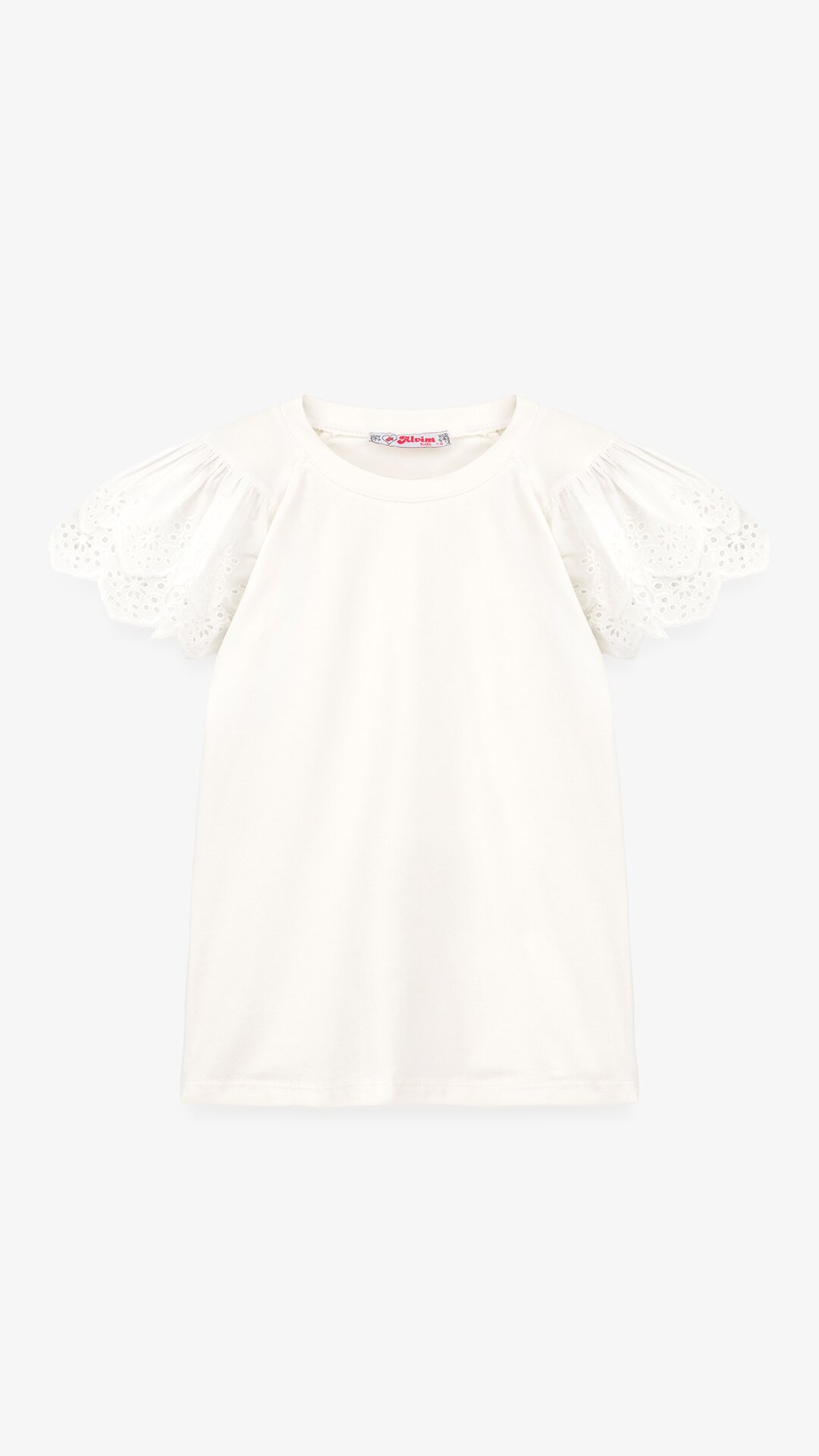 Блуза трикотажная для девочки Aura Style 863 116 см Молочный  Фото №7