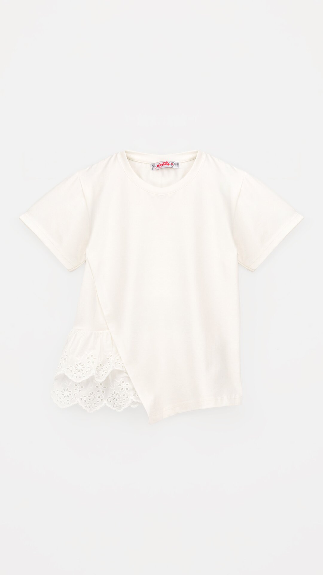 Блуза трикотажна для дівчинки Aura Style 864 116 см Молочний  Фото №0
