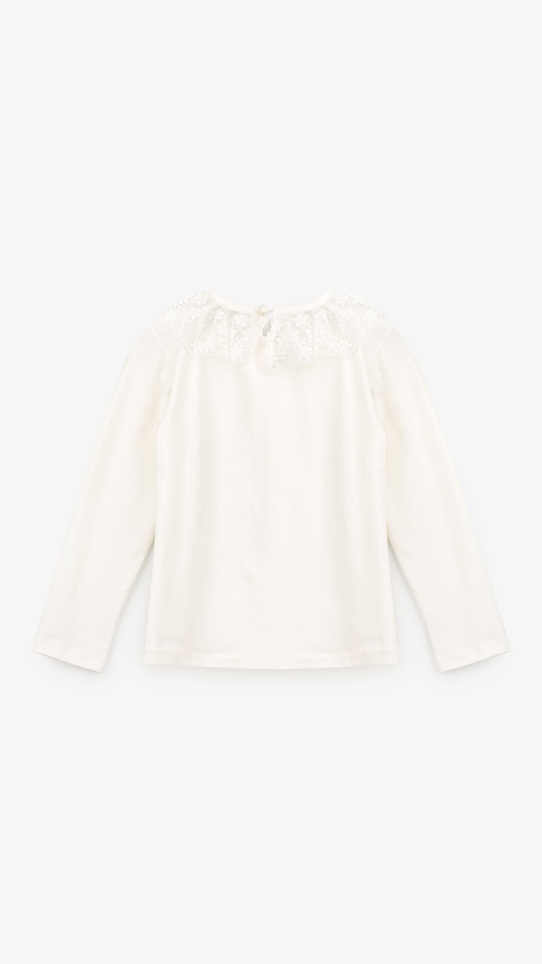 Блуза трикотажная для девочки Aura Style 866 122 см Молочный  Фото №8