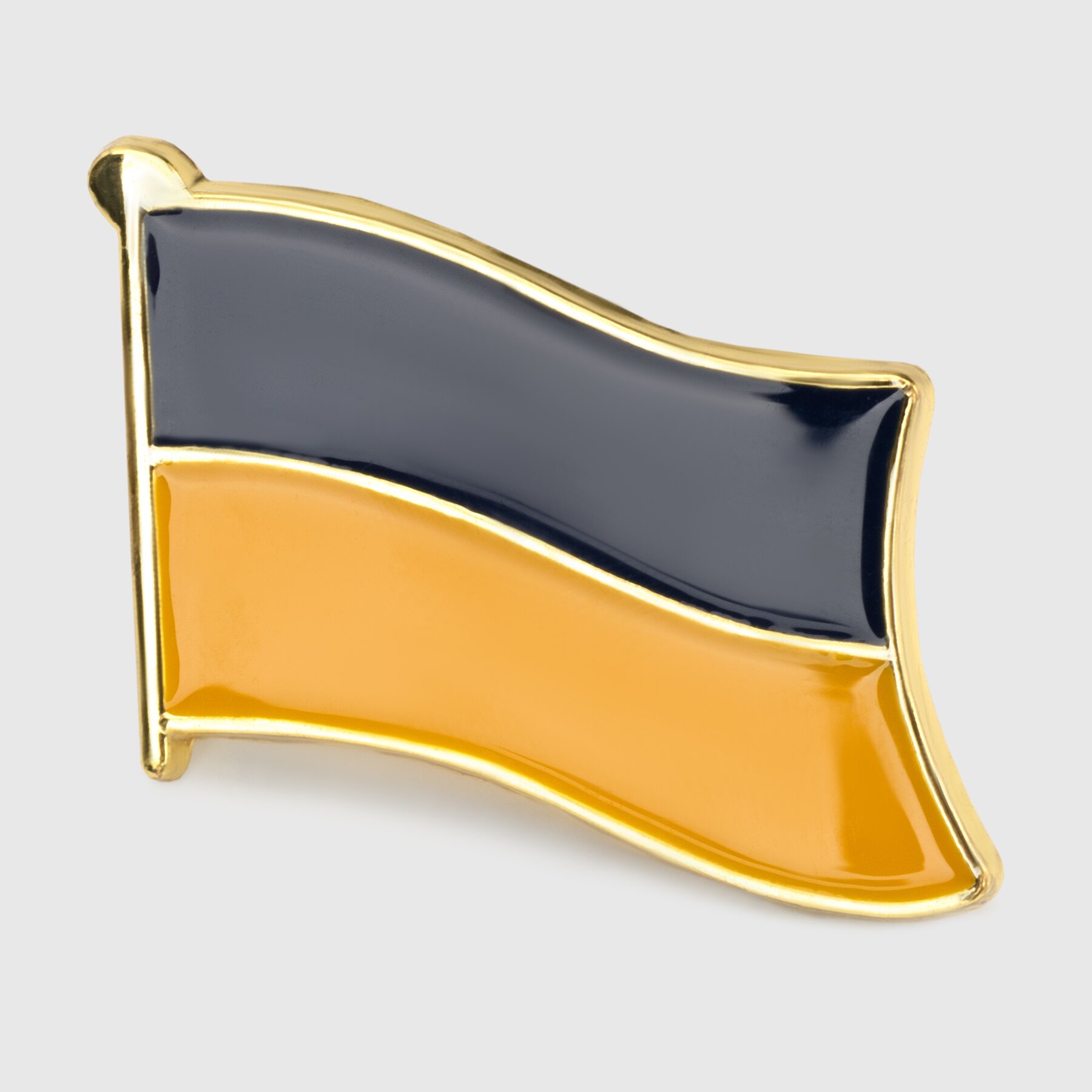 Брошка Прапорець України хвил-2 Різнокольоровий (2000990296412A)  Фото №0
