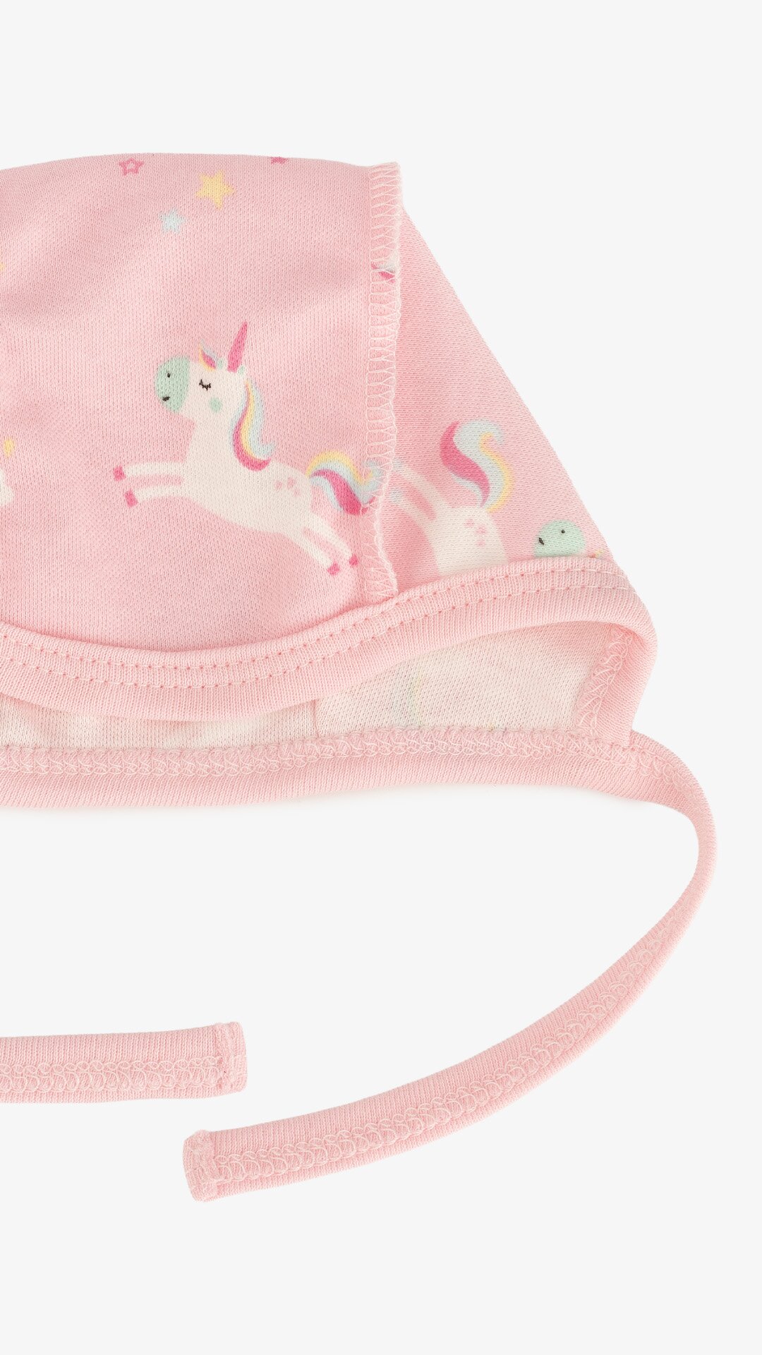 Чепчик на зав&#039;язках для малюків Baby Life 980 56 см Рожевий  Фото №1