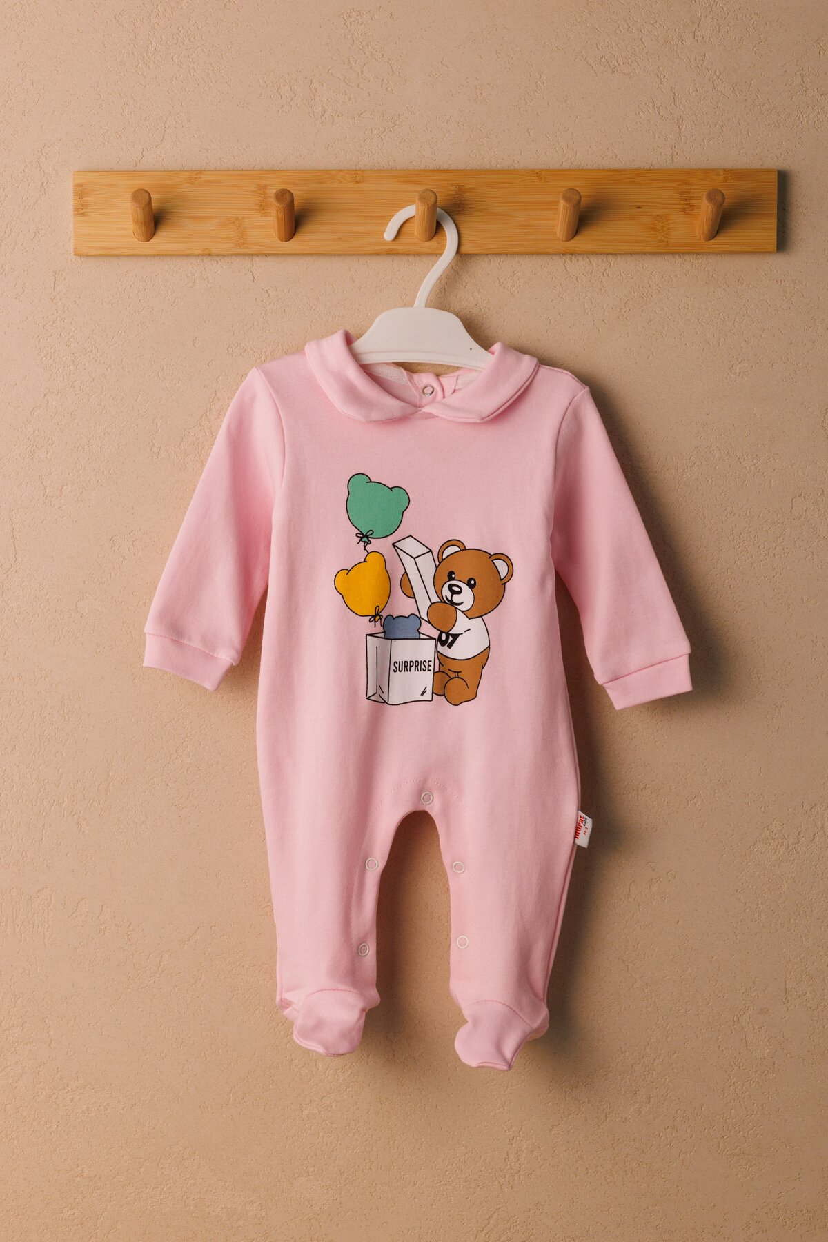 Чоловічок дитячий Mini Papi 8577 62 см Рожевий (2000990483584D)  Фото №0