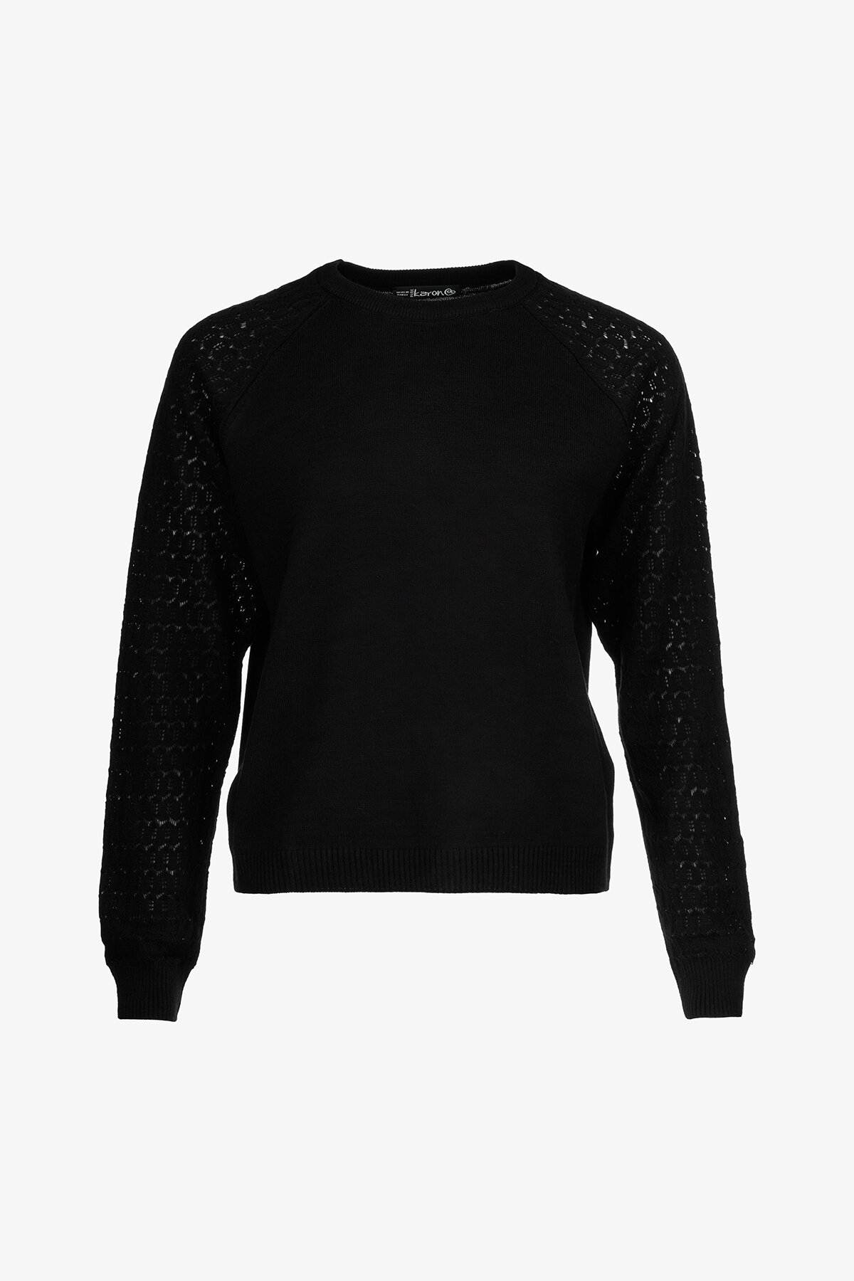 Джемпер однотонный женский Park karon 10924 One Size Черный  Фото №6