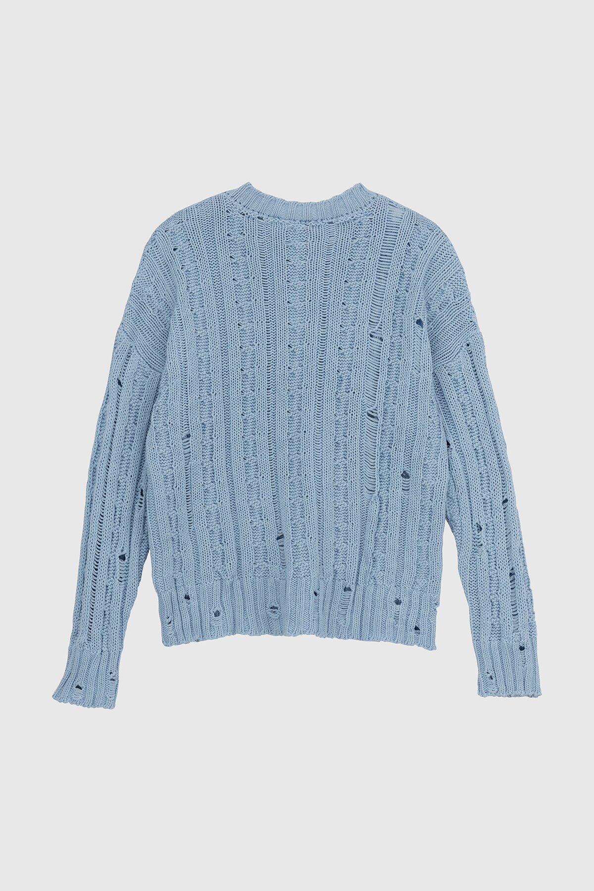 Джемпер однотонний жіночий Femme 1002 One Size Блакитний (2000989870654D)  Фото №10