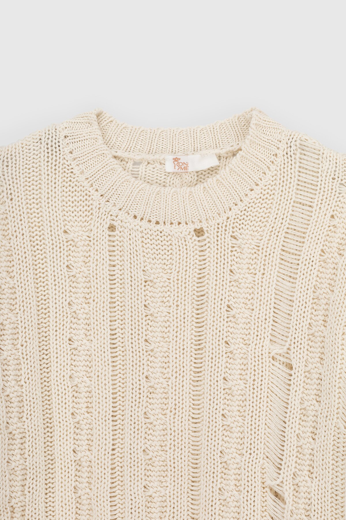 Джемпер однотонный женский Femme 1002 One Size Молочный (2000989870630D)  Фото №8