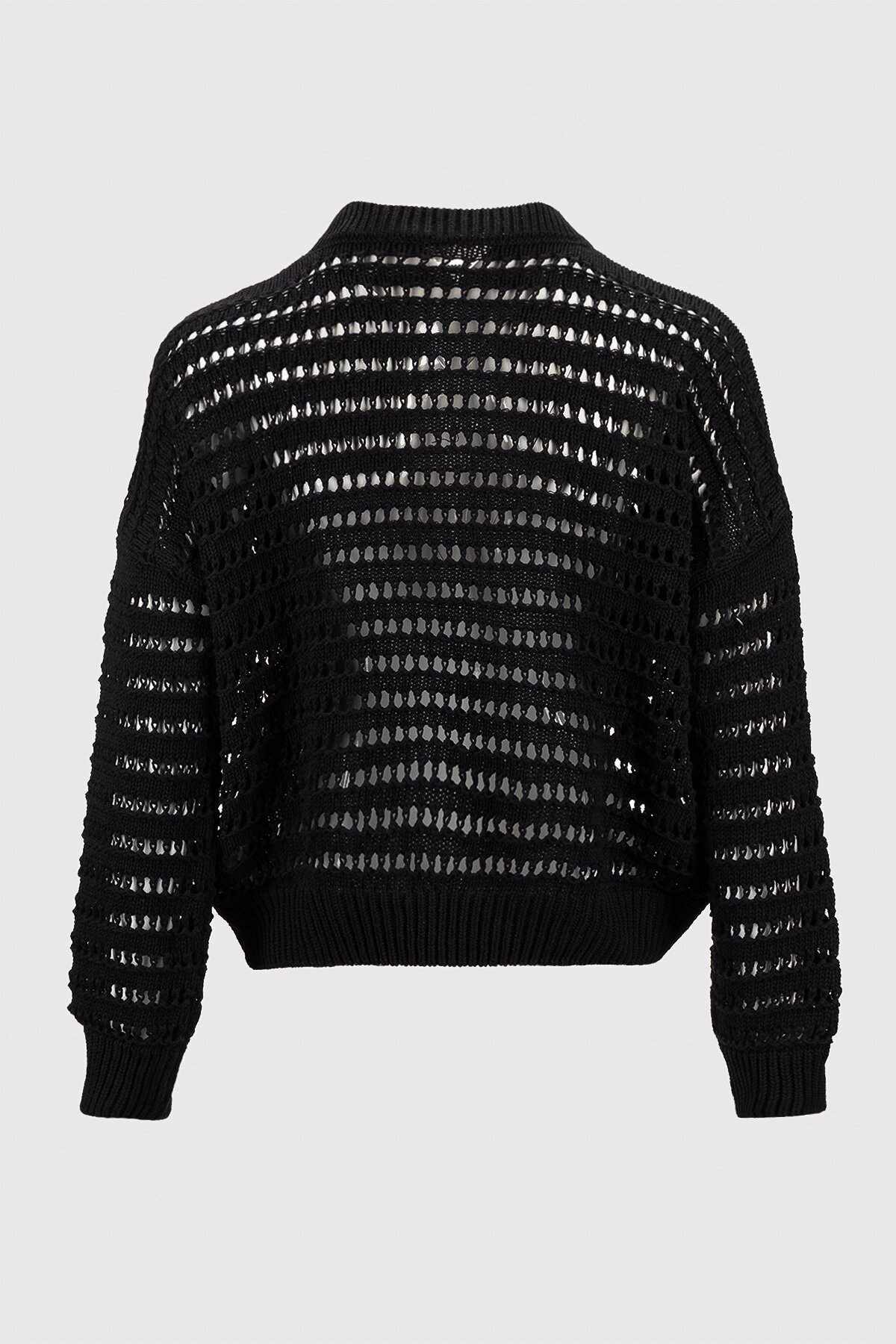 Джемпер однотонний жіночий Femme 2024 One Size Чорний (2000990221469D)  Фото №7