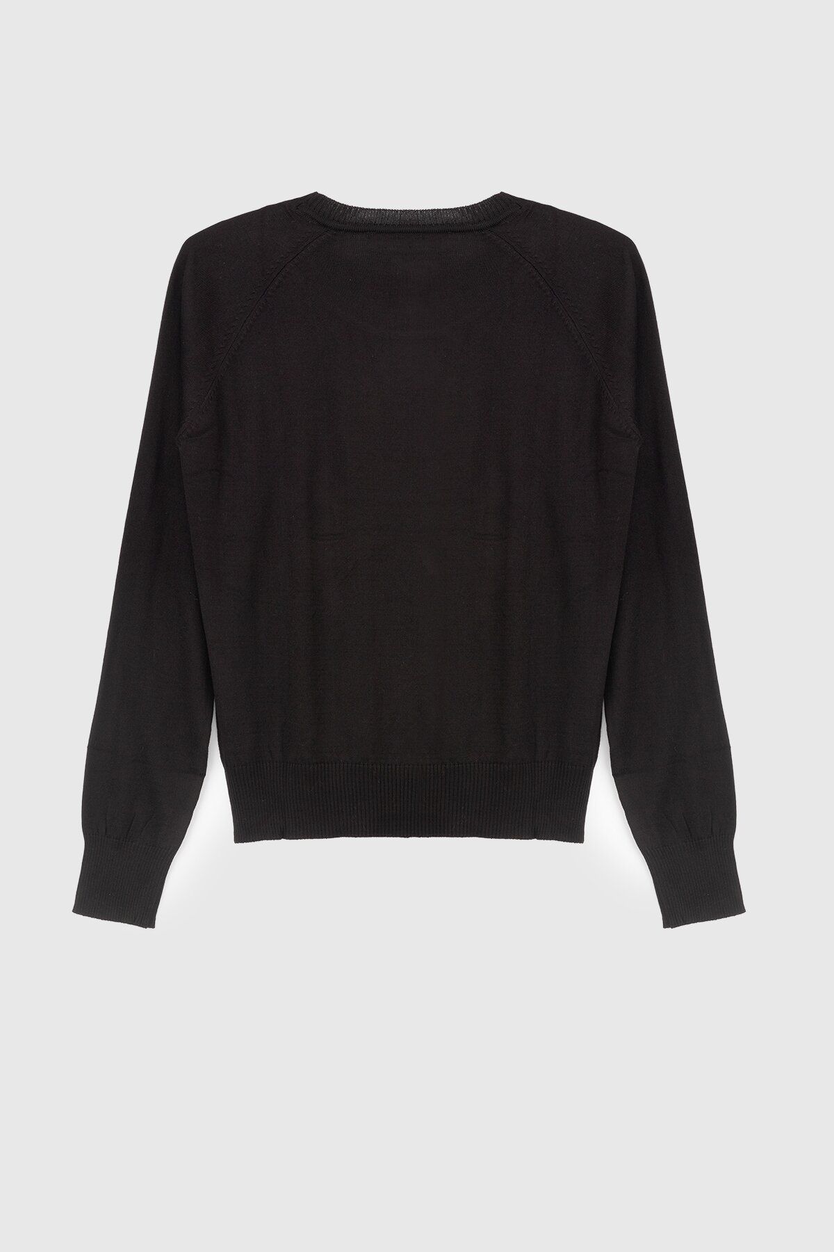 Джемпер однотонный женский Park karon 10285 One Size Черный (2000989850335D)  Фото №7