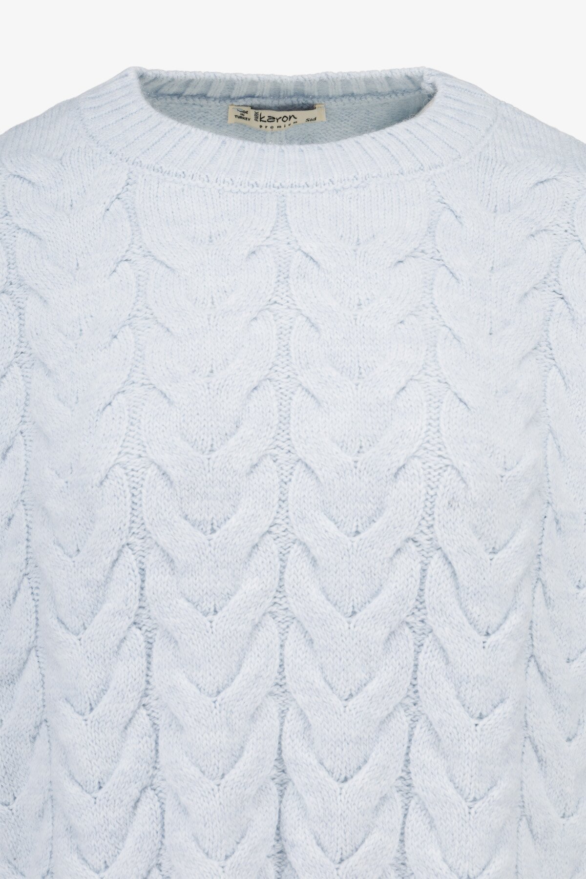 Джемпер однотонный женский Park karon 6022 One Size Голубой (2000990782076W)  Фото №7