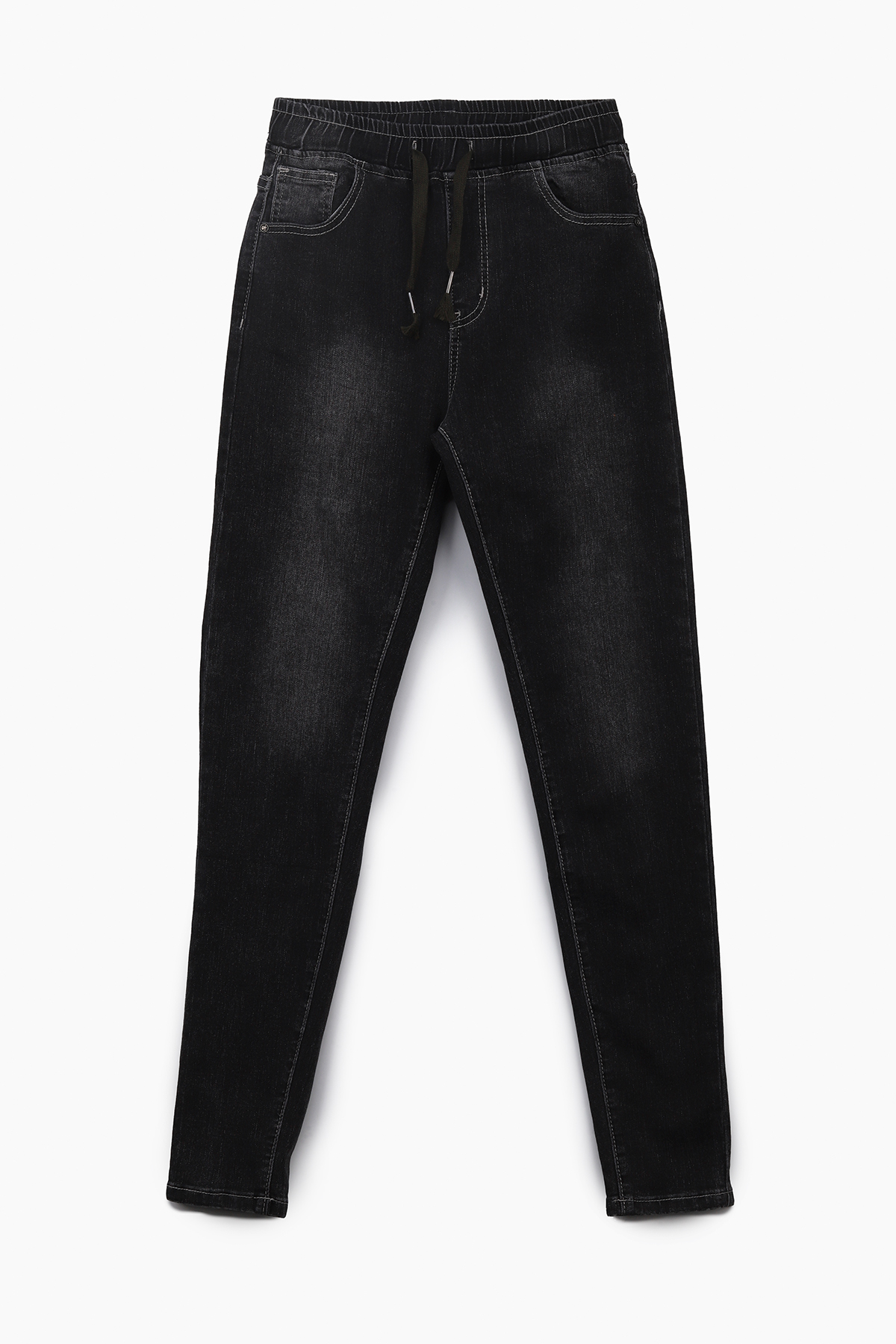 Джинси Jeggings жіночі 2272 25 Темно-сірий (2000989551010D)  Фото №8