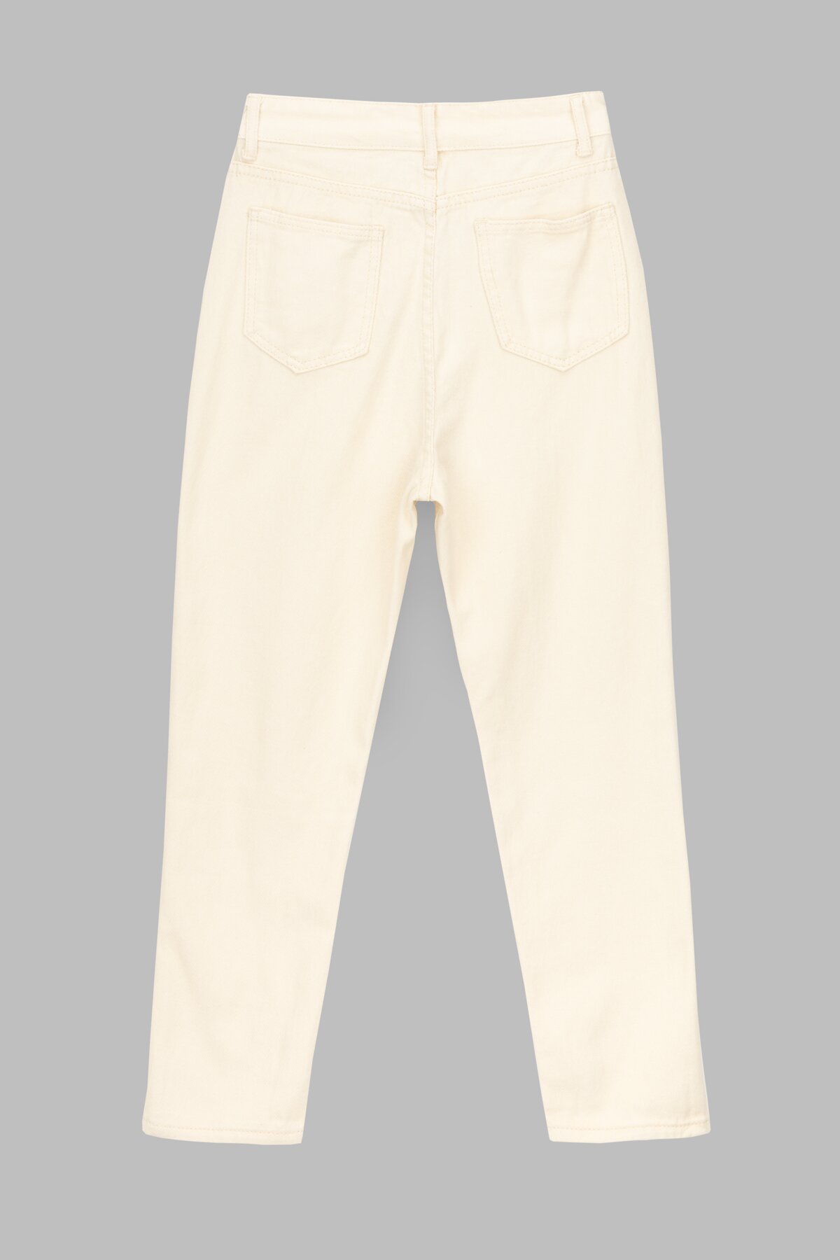 Джинсы Mom Fit женские 801 XL Молочный (2000990501936S)  Фото №10