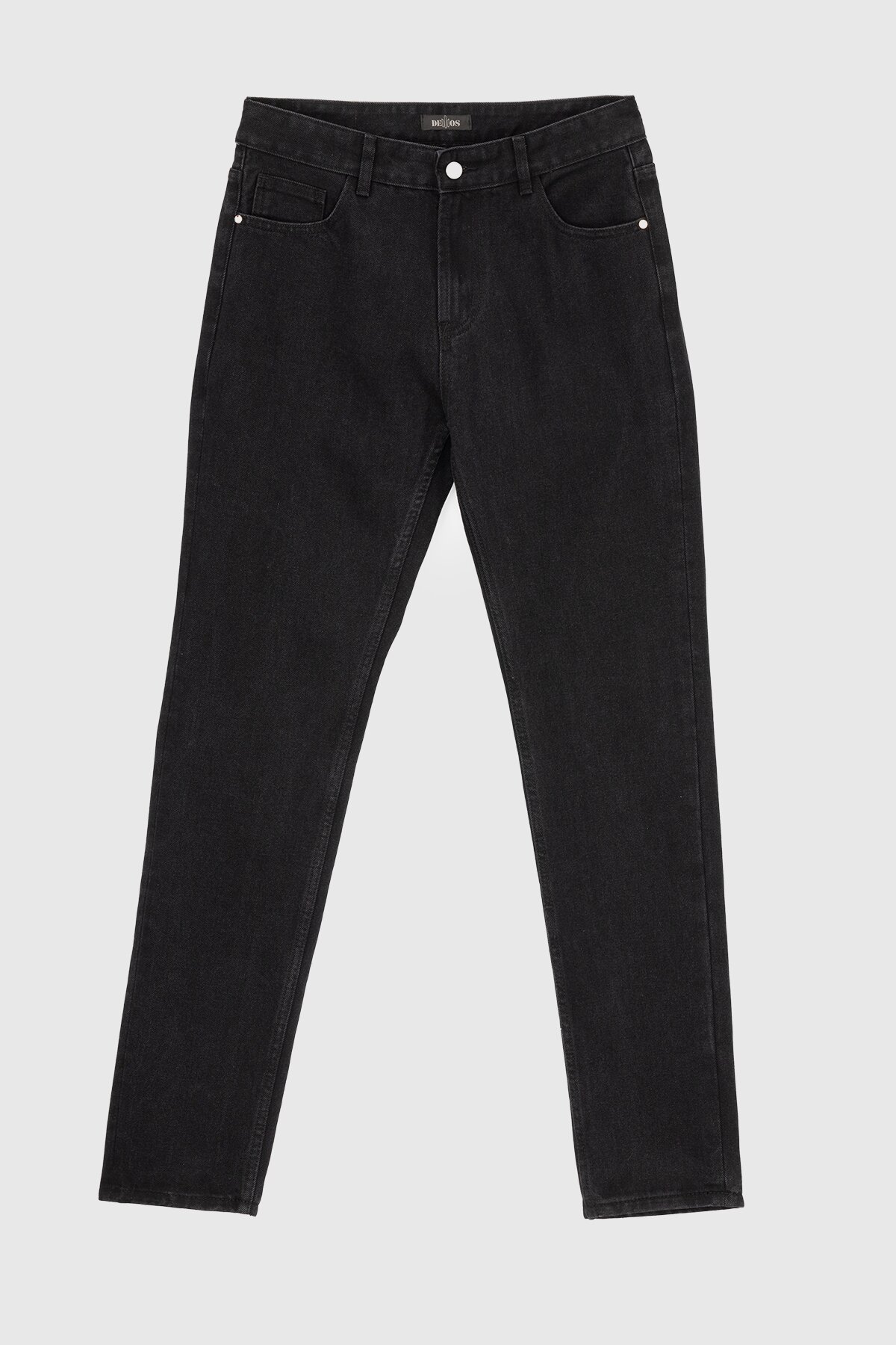 Купити Джинси Regular Fit чоловічі Ren Tomogo DM-4 32 Чорний Артикул: 2000990274281 Фото повноекранне №7