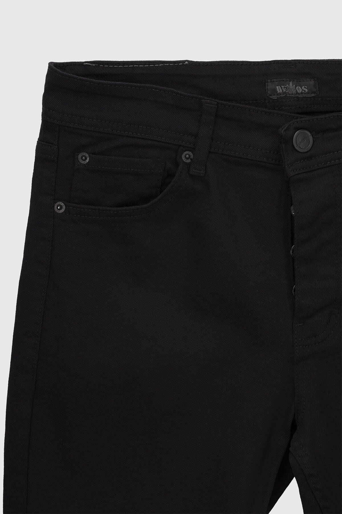 Джинси Slim Fit чоловічі Demos 6291 30 Чорний (2000990252364D)  Фото №7