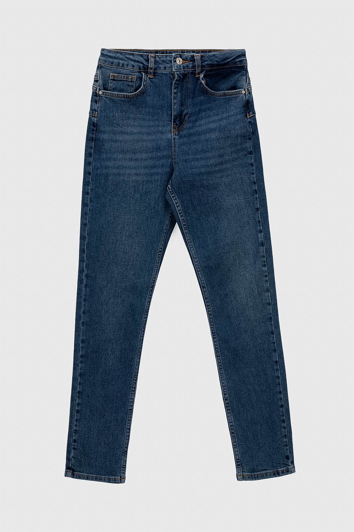 Джинси Slim Fit жіночі Karol 23321 34 Синій (2000990248220D)  Фото №5