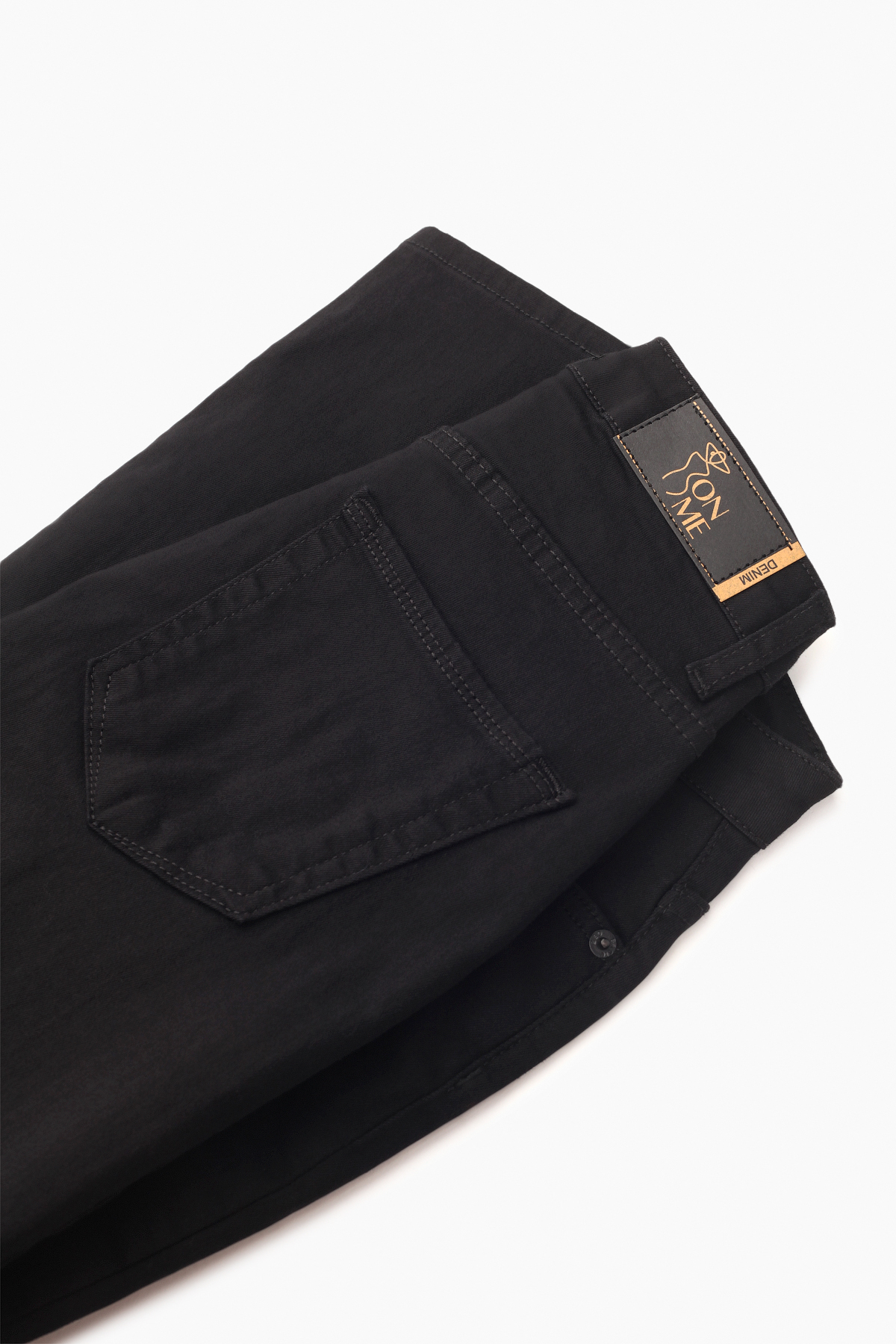 Джинси Slim Fit жіночі On me 2856 baza 32 Чорний (2000989492214D)  Фото №8