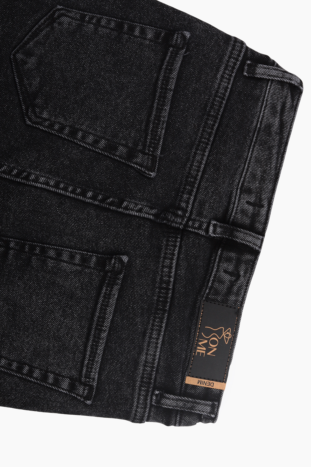 Джинсы Slim Fit женские On me 3103 baza 32 Темно-серый (2000989542063D)  Фото №8