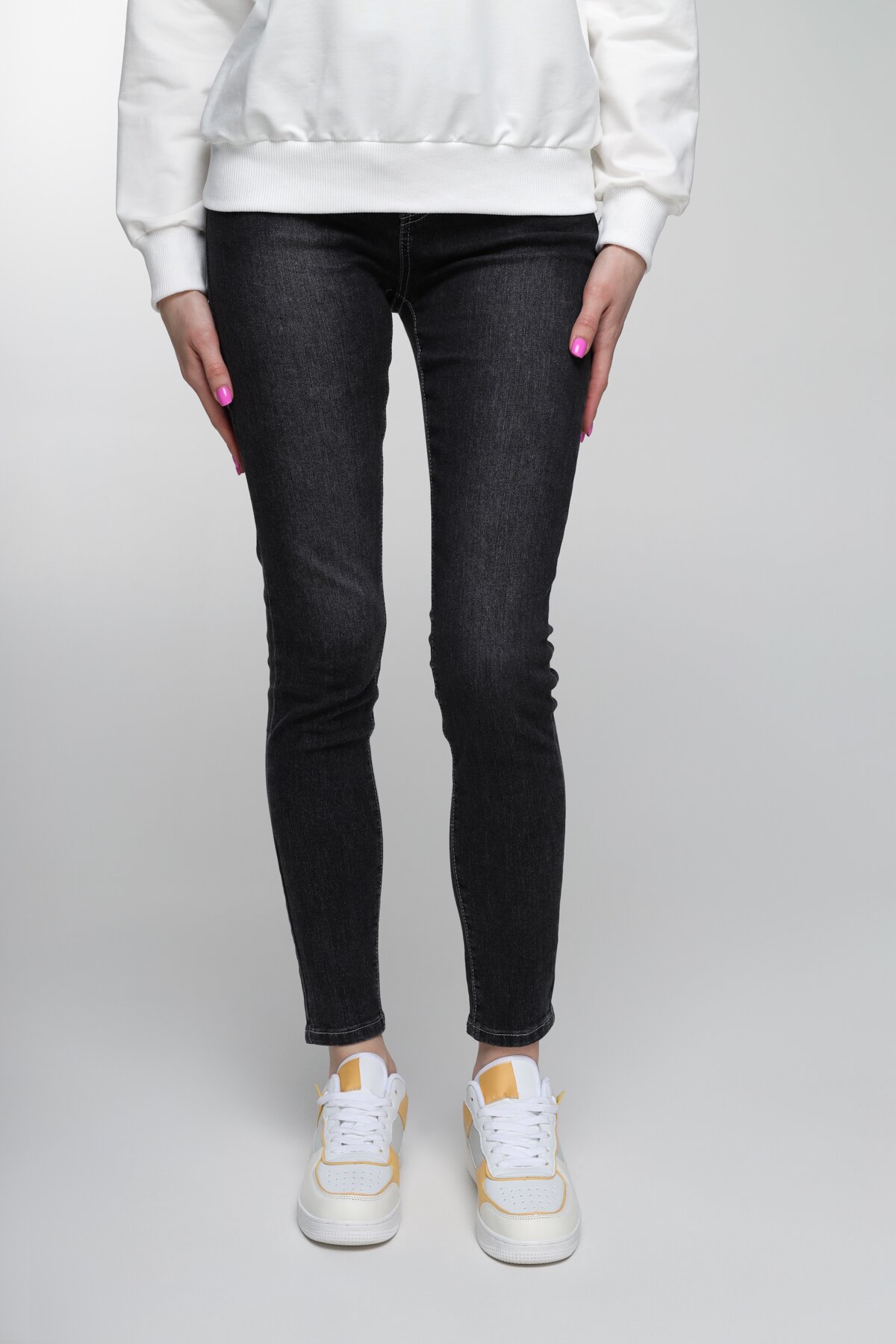 Джинси Jeggings жіночі 2272 25 Темно-сірий (2000989551010D)  Фото №0