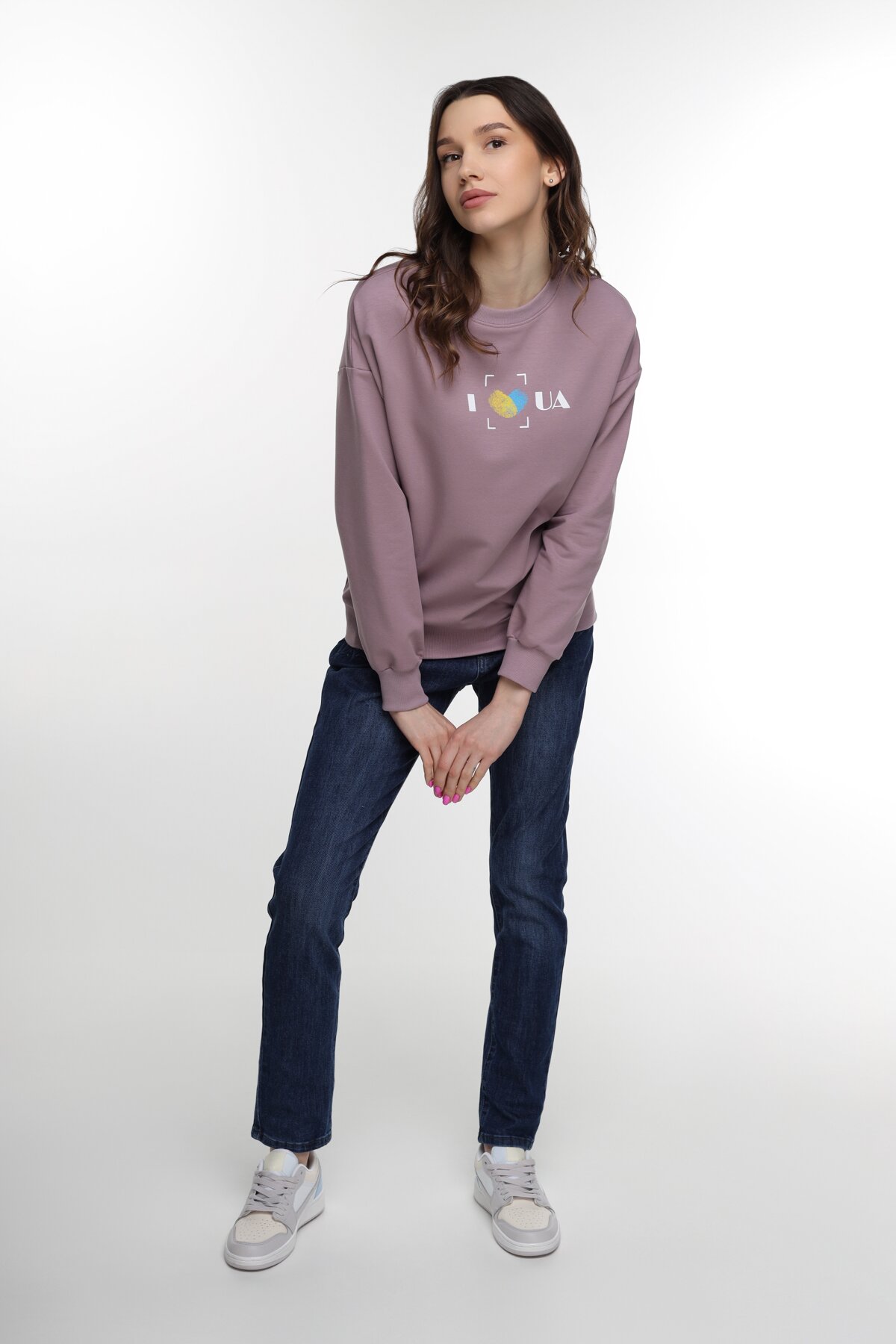 Джинси Mom Fit жіночі 2292 25 Синій (2000989551409D)  Фото №4