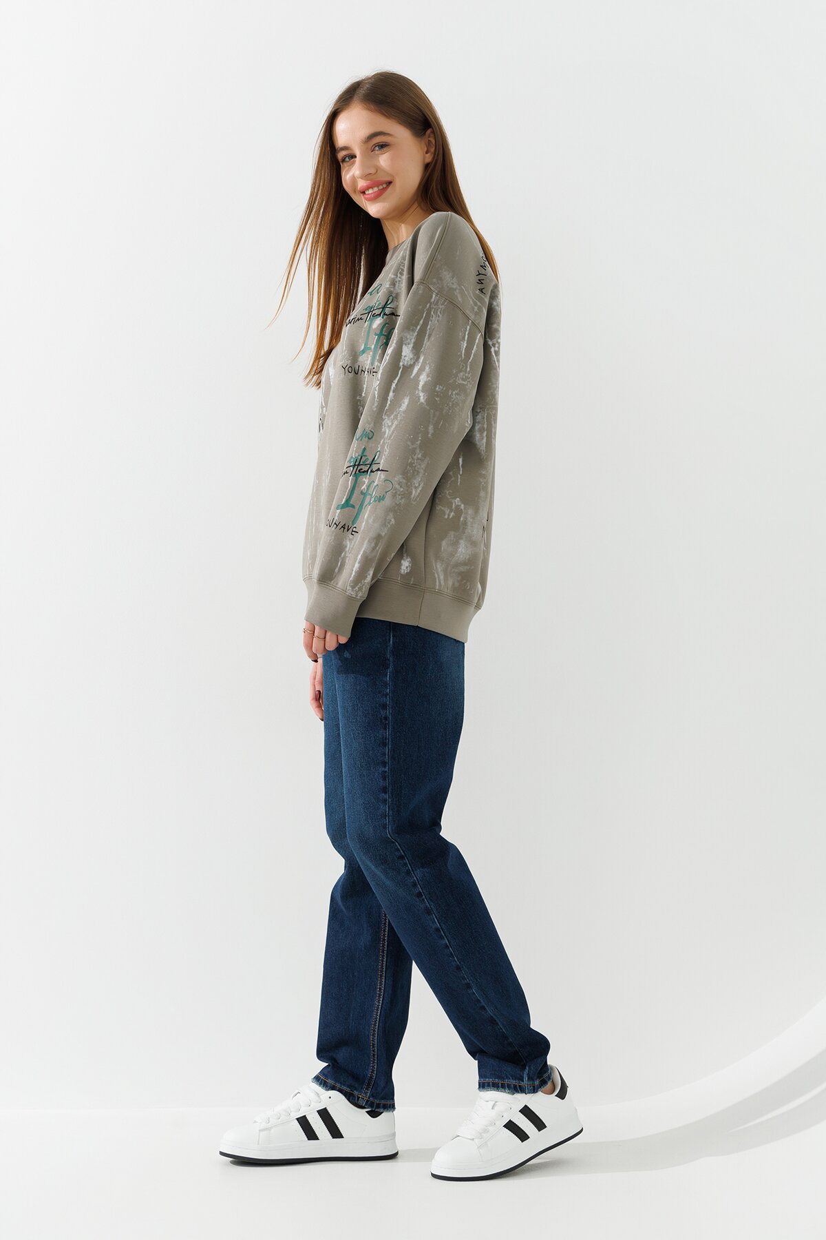 Джинси Mom Fit жіночі 6017 31 Синій  Фото №1