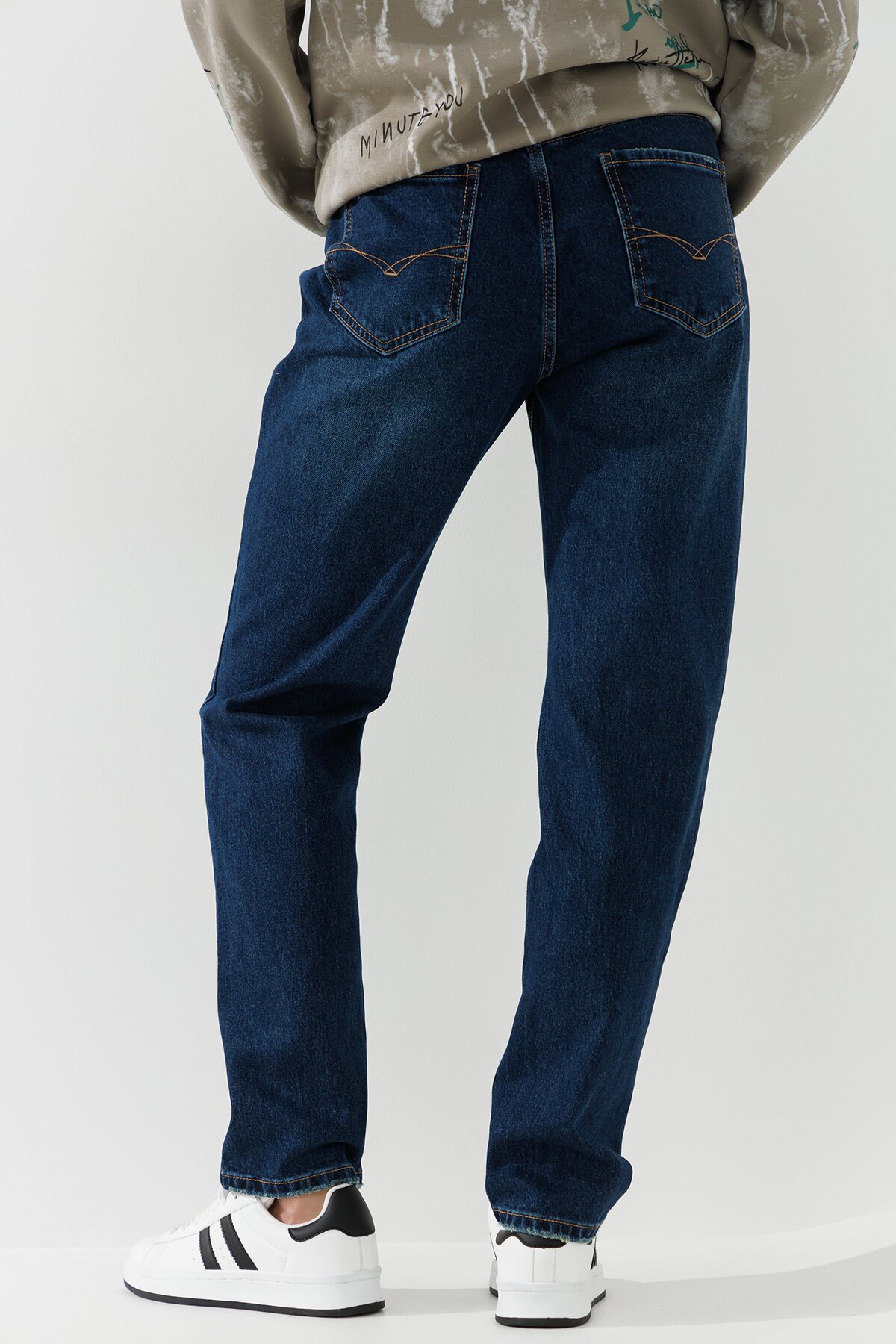 Джинси Mom Fit жіночі 6017 31 Синій  Фото №3