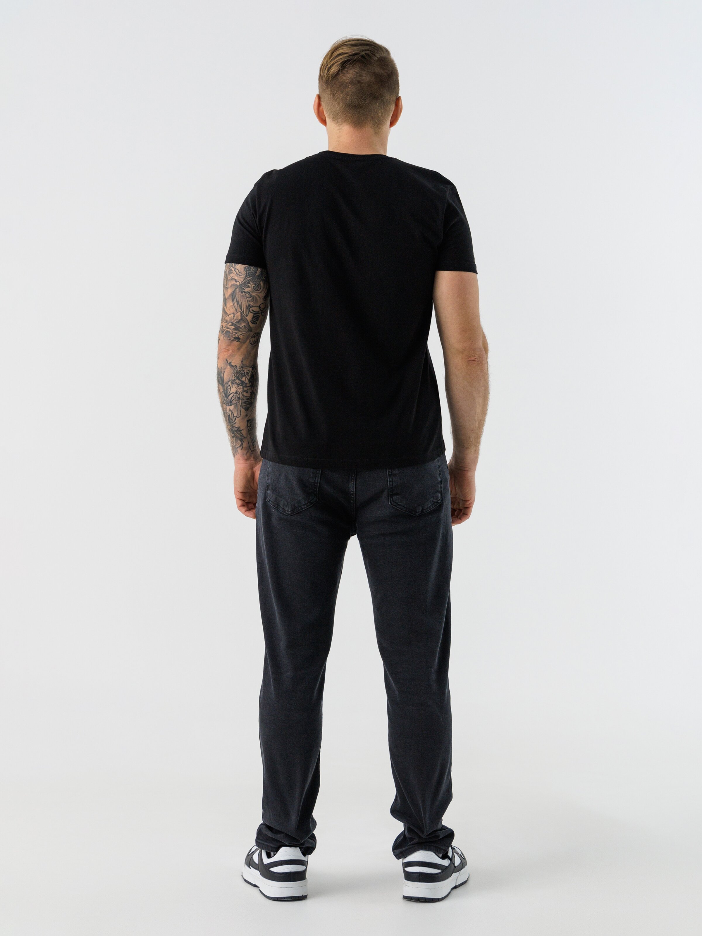 Купити Джинси Regular fit чоловічі Blackwan BW-255 30 Графітовий (2000990522696D) Артикул: 2000990522696 Фото повноекранне №4