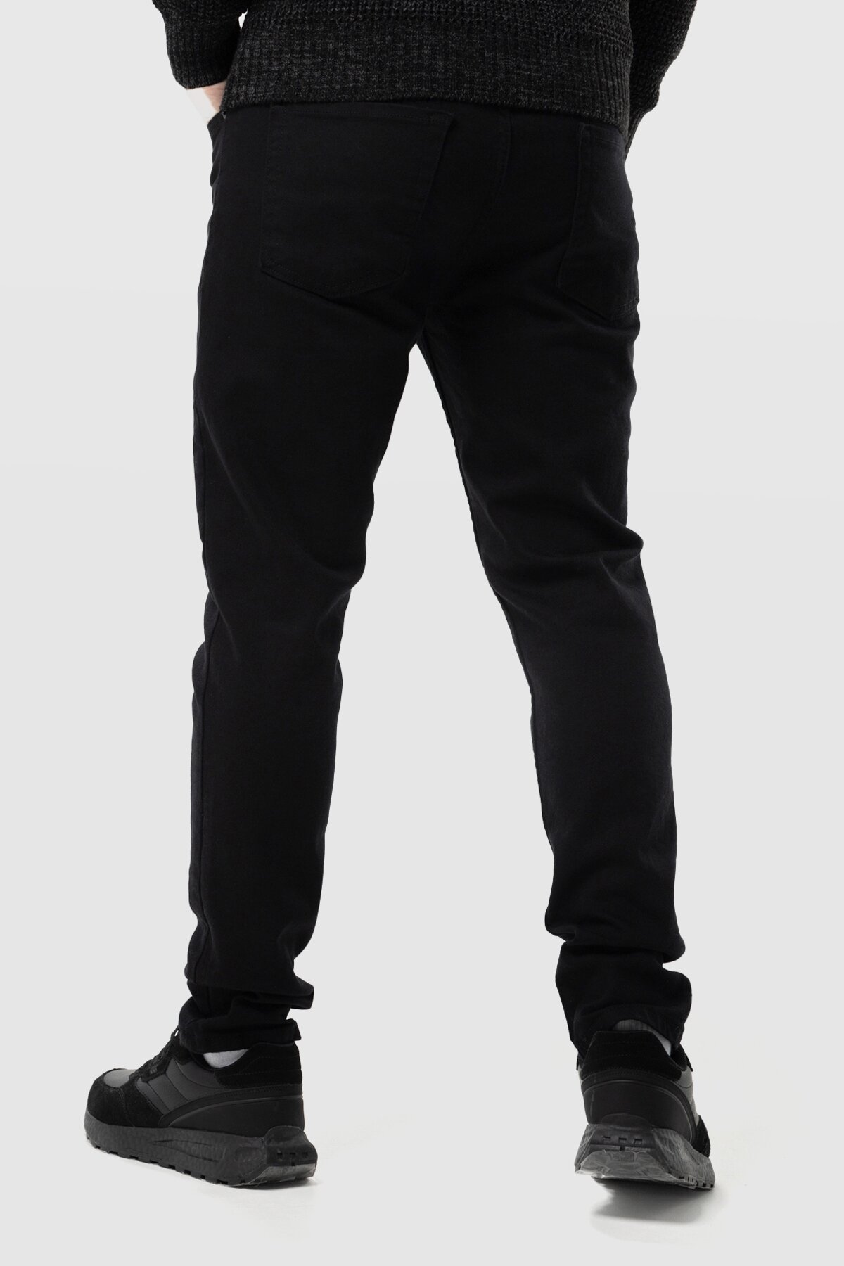 Джинси Slim Fit чоловічі Demos 6291 30 Чорний (2000990252364D)  Фото №2