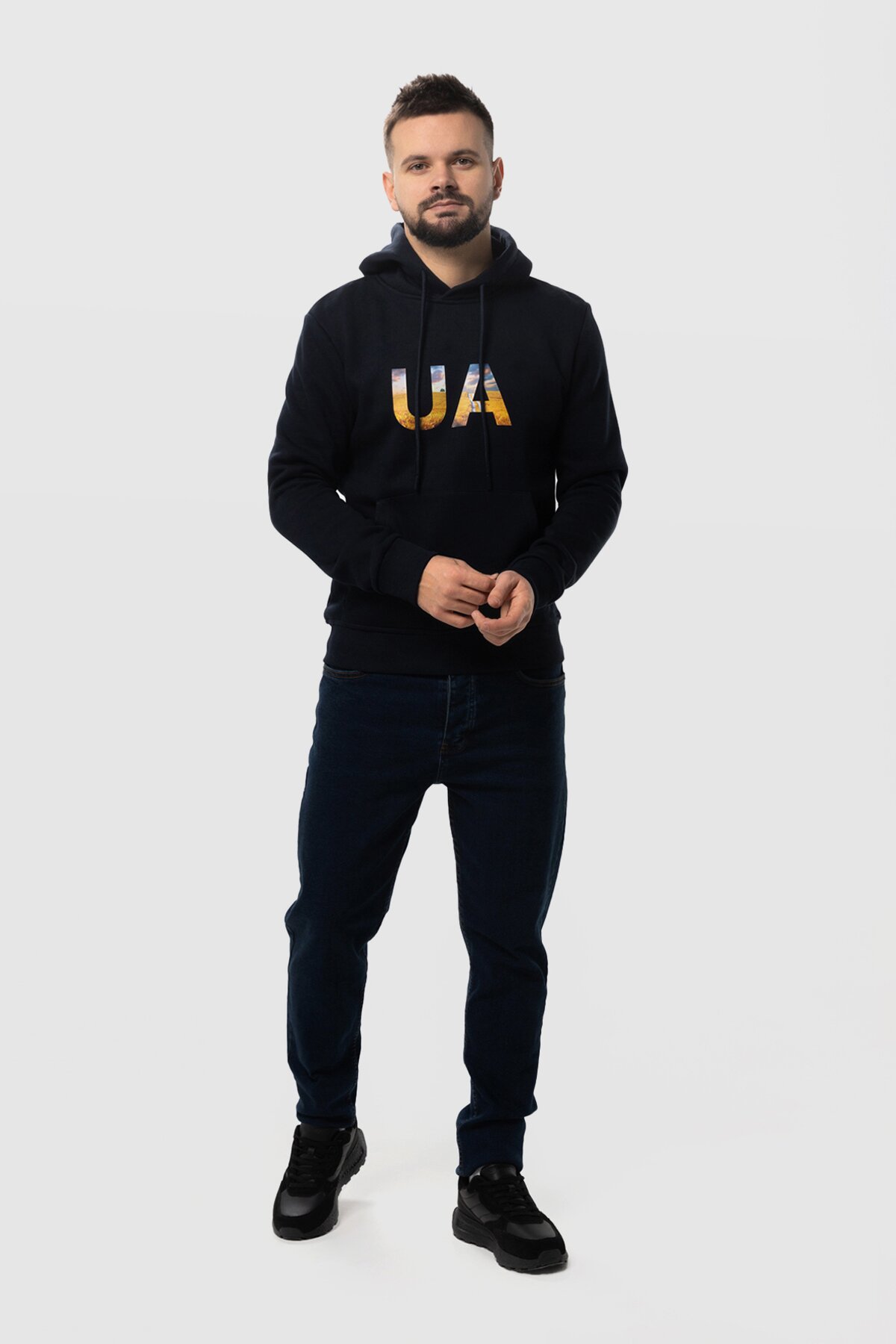 Джинси Slim Fit чоловічі Demos 6292 30 Темно-синій (2000990252142D)  Фото №3