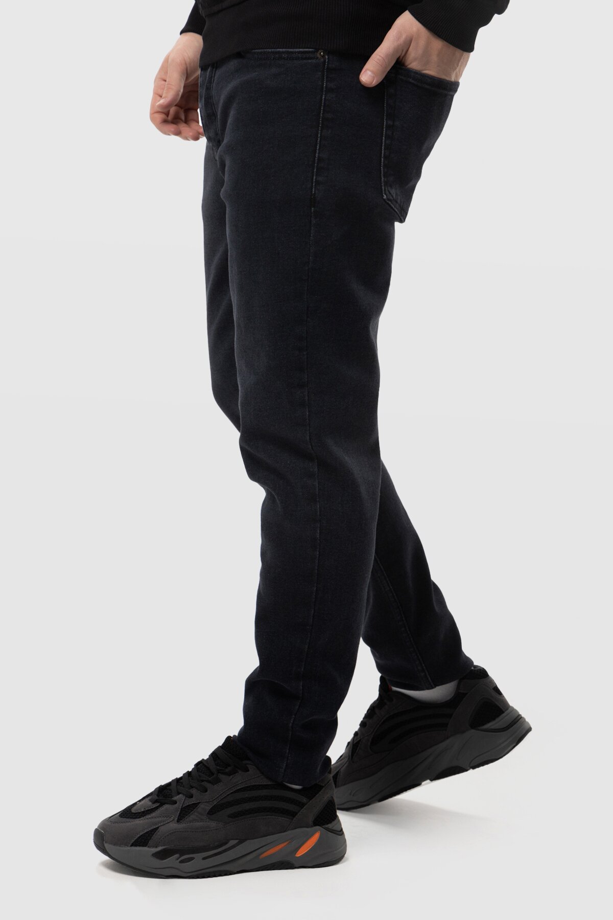 Джинси Slim Fit чоловічі Demos 6303 31 Темно-сірий (2000990252449D)  Фото №1