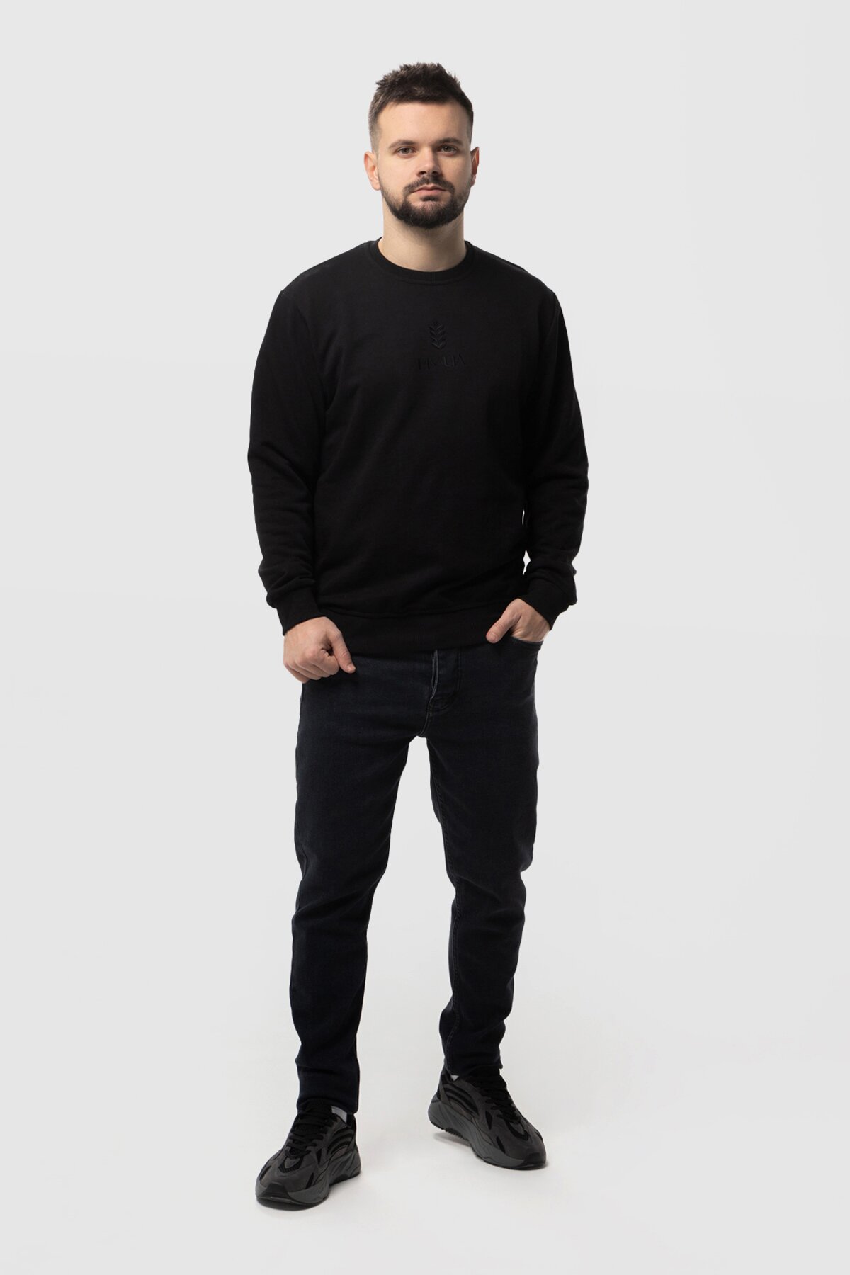 Джинси Slim Fit чоловічі Demos 6303 31 Темно-сірий (2000990252449D)  Фото №3