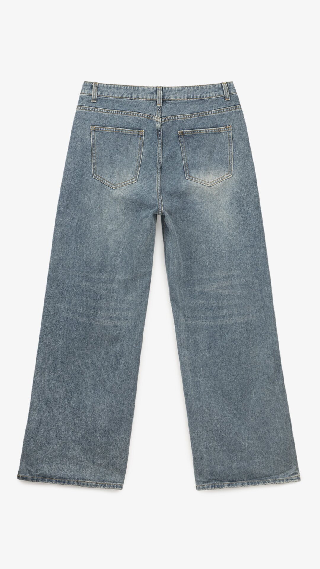 Купити Джинси Baggy Fit чоловічі  W013 28 Синій Артикул: 2000999191572 Фото повноекранне №11