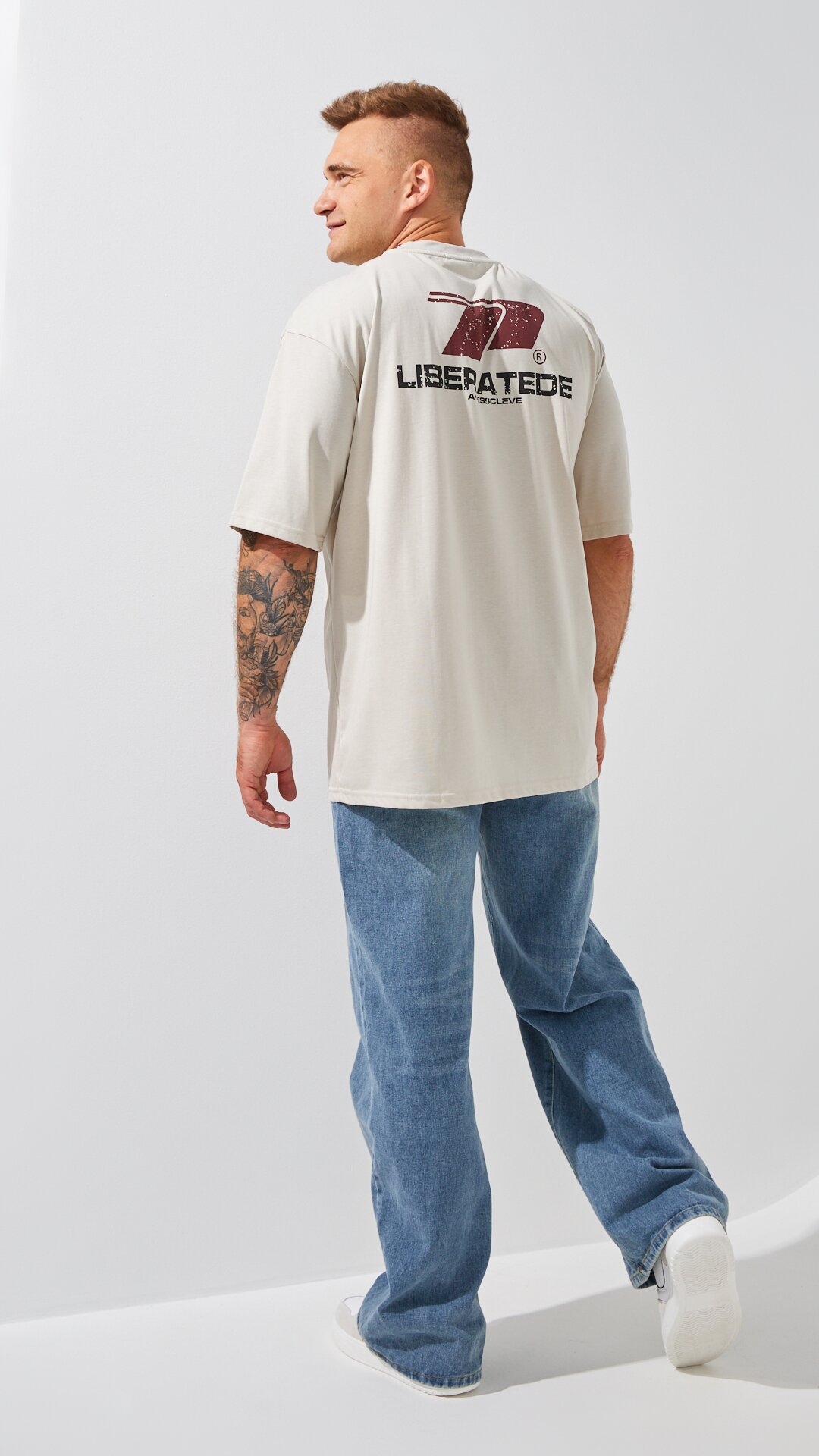 Купити Джинси Baggy Fit чоловічі  W013 28 Синій Артикул: 2000999191572 Фото повноекранне №5