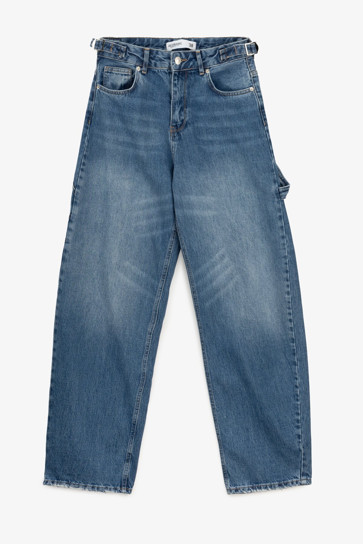 Джинси Baggy жіночі On me 4609 42 Синій  Фото №0