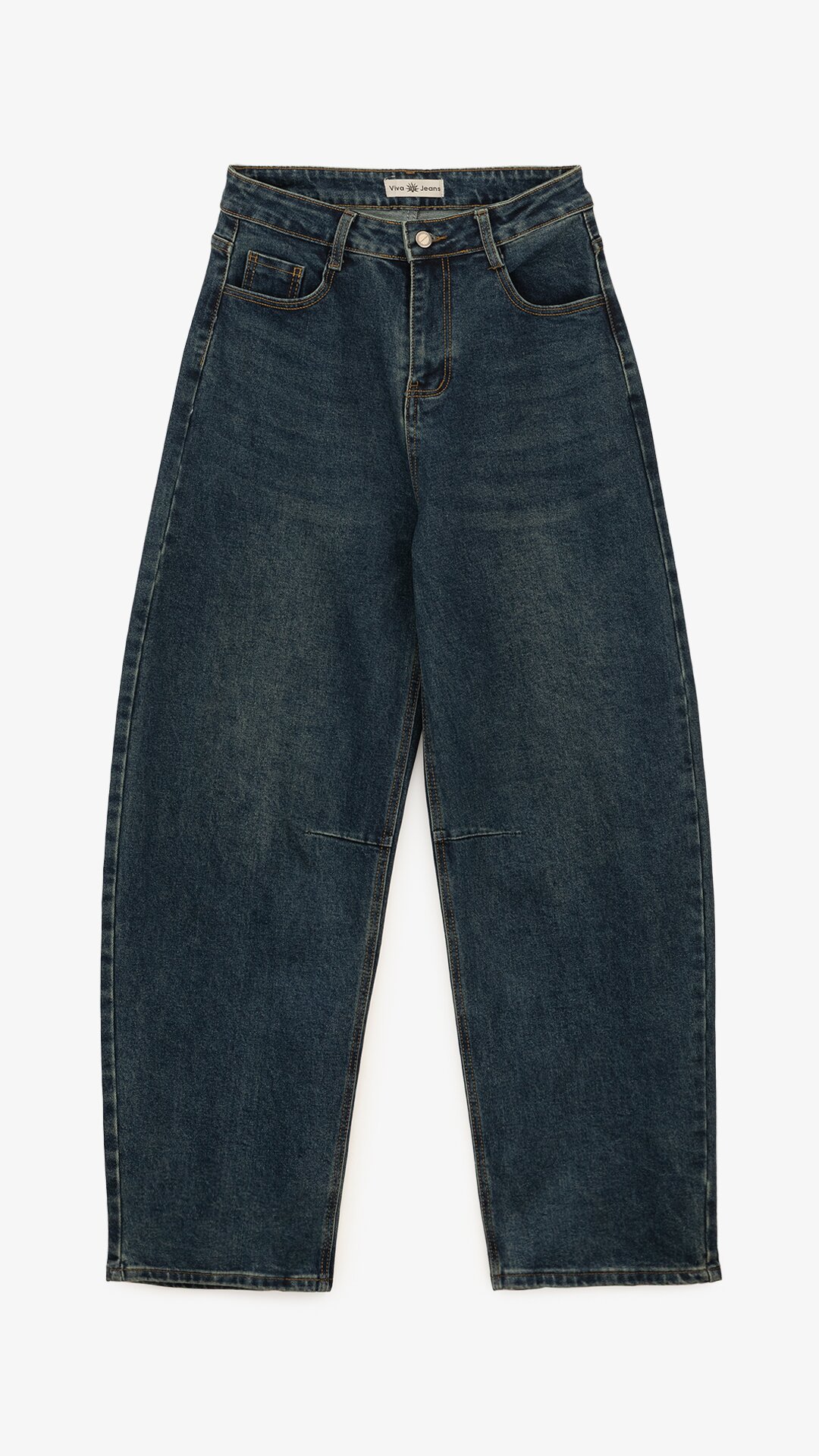 Купити Джинси Baggy жіночі Vantel 8035 32 Синій Артикул: 2000999346552 Фото повноекранне №7