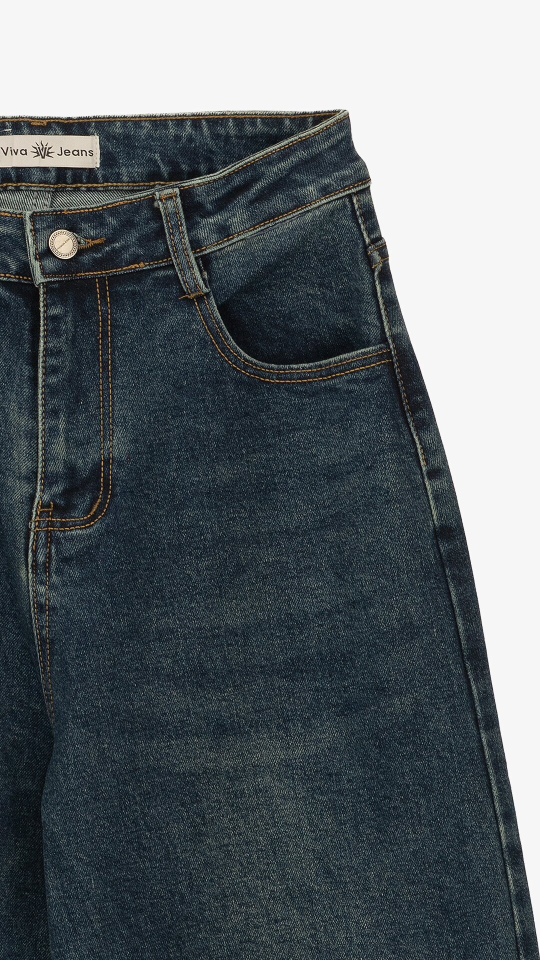 Купити Джинси Baggy жіночі Vantel 8035 32 Синій Артикул: 2000999346552 Фото повноекранне №8