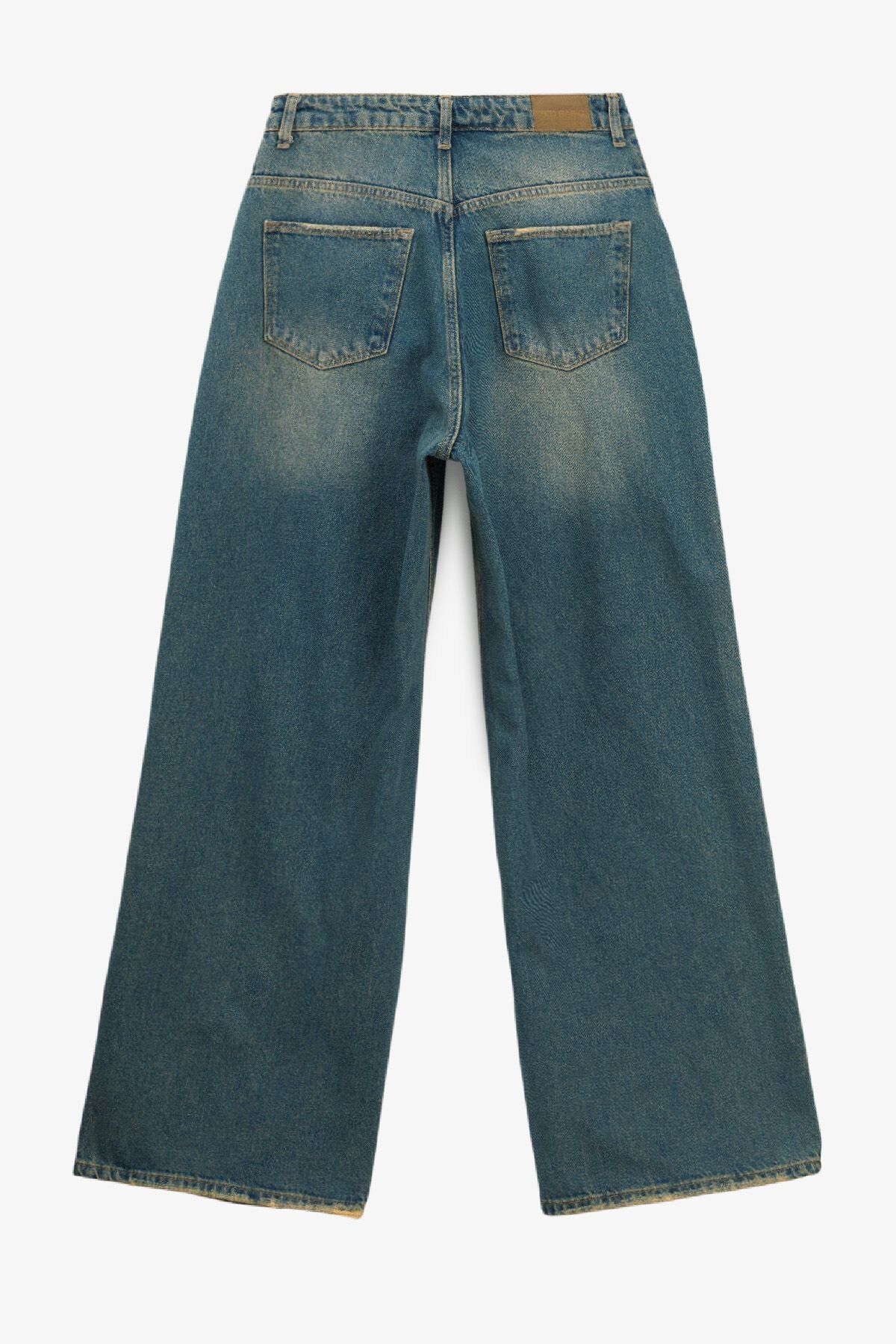 Купити Джинси Baggy жіночі Zeo Basic 4708 36 Синій Артикул: 2000990990266 Фото повноекранне №5