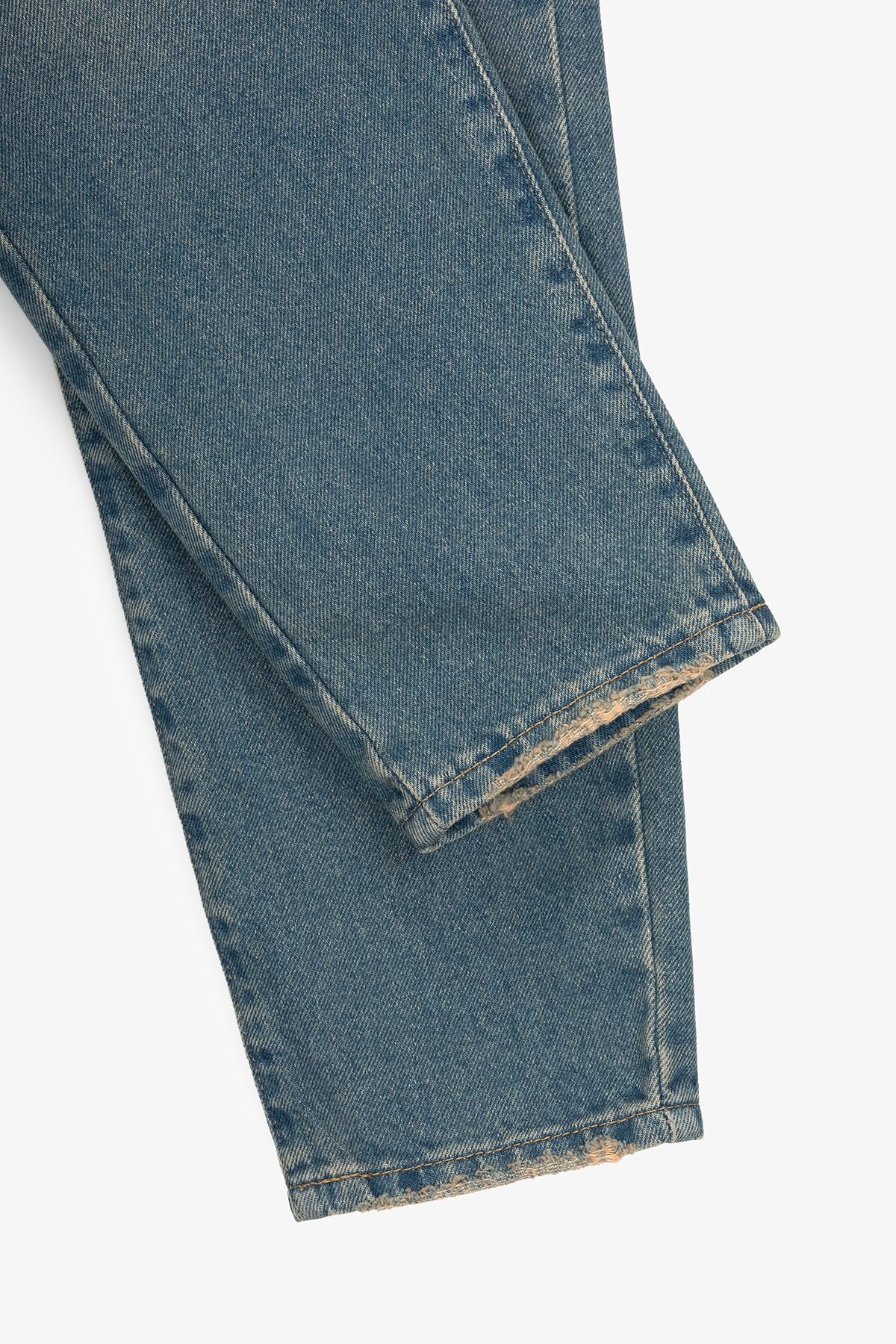 Купити Джинси Mom Fit жіночі Zeo Basic 4086 32 Синій Артикул: 2000990956316 Фото повноекранне №4