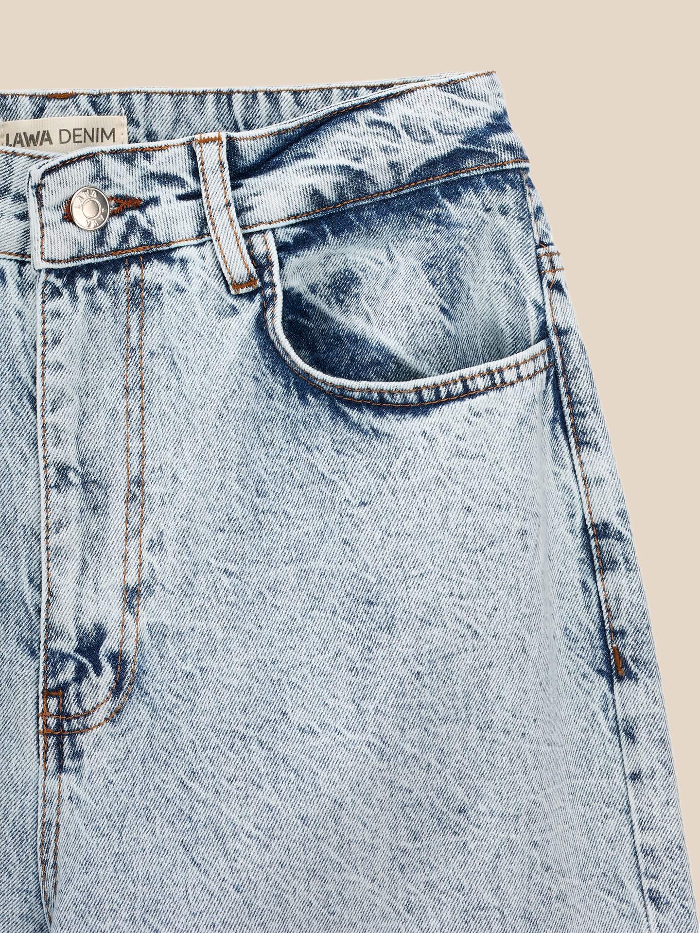 Купити Джинси MOM жіночі  LAWA WBC02449 34 Блакитний Артикул: 2000999617690 Фото повноекранне №7