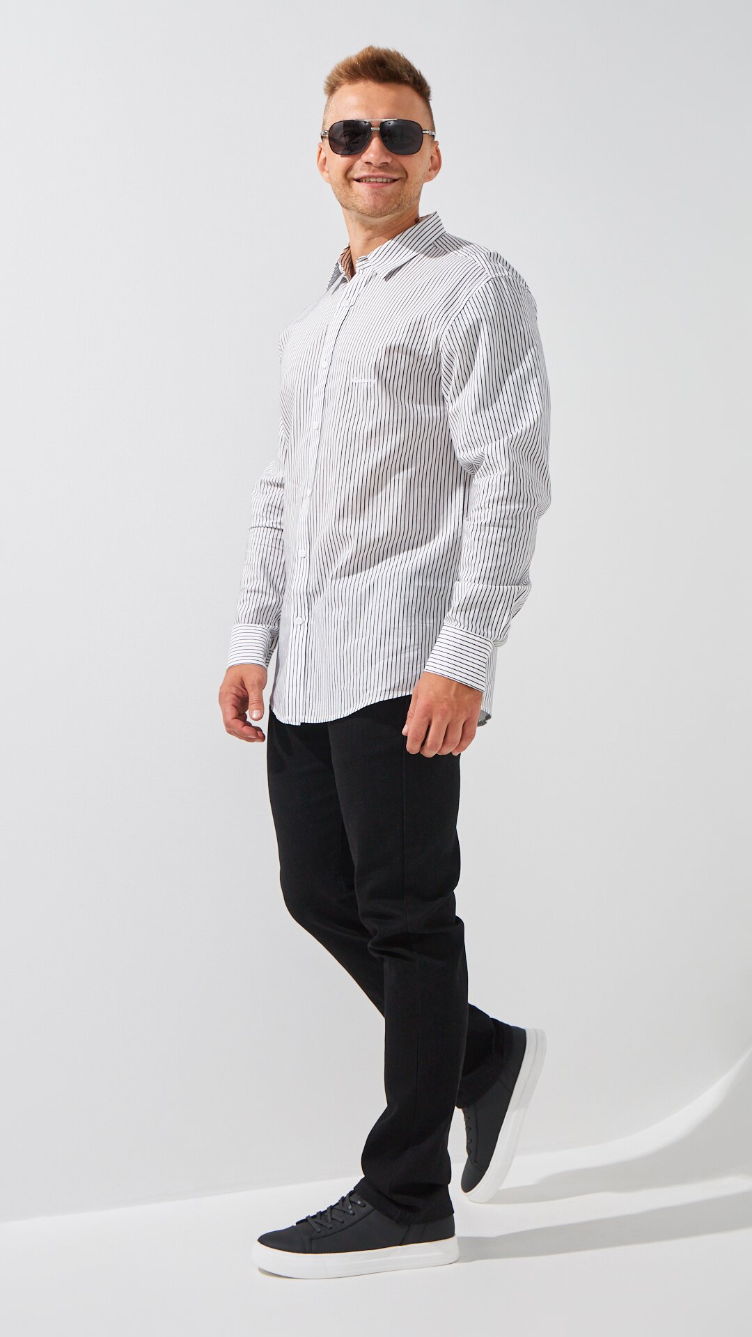 Купити Джинси Regular Fit чоловічі 5108-1 30 Чорний Артикул: 2000999243424 Фото повноекранне №3