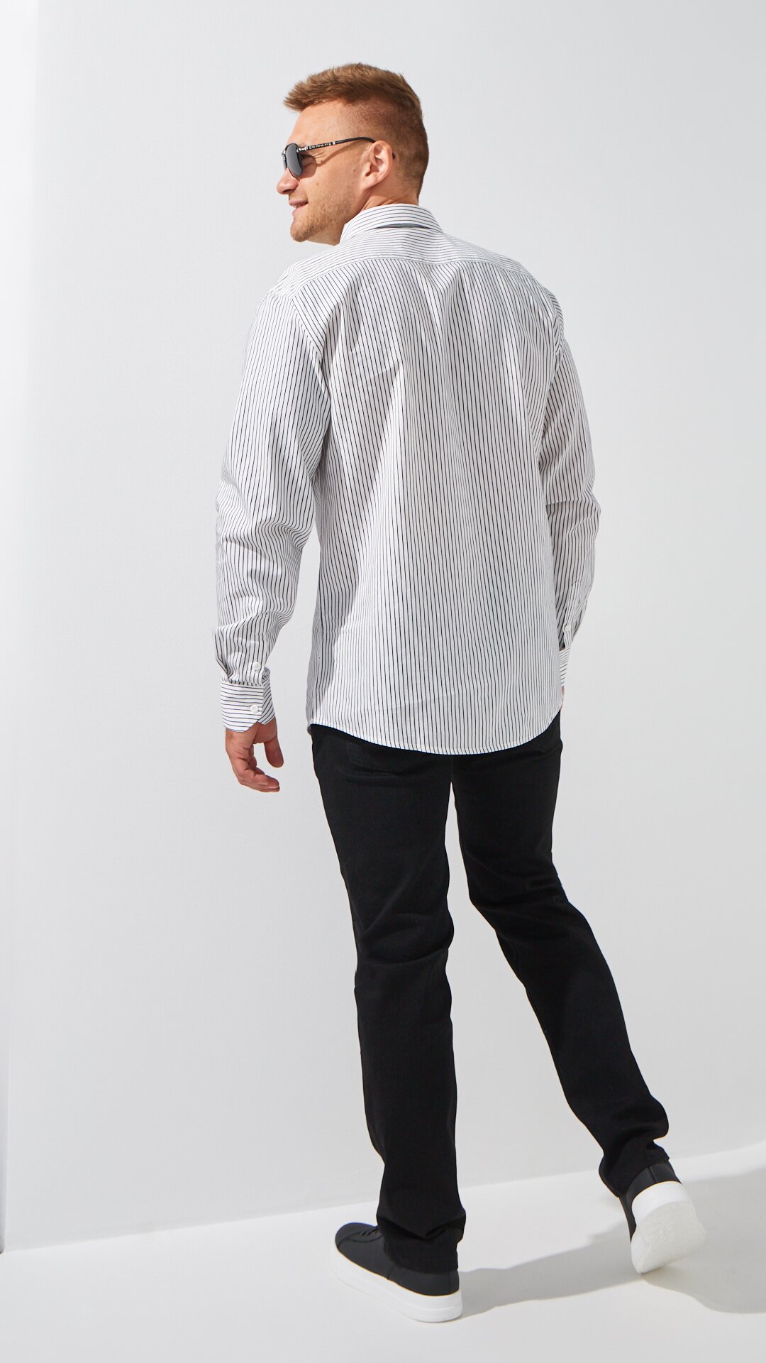 Купити Джинси Regular Fit чоловічі 5108-1 30 Чорний Артикул: 2000999243424 Фото повноекранне №4