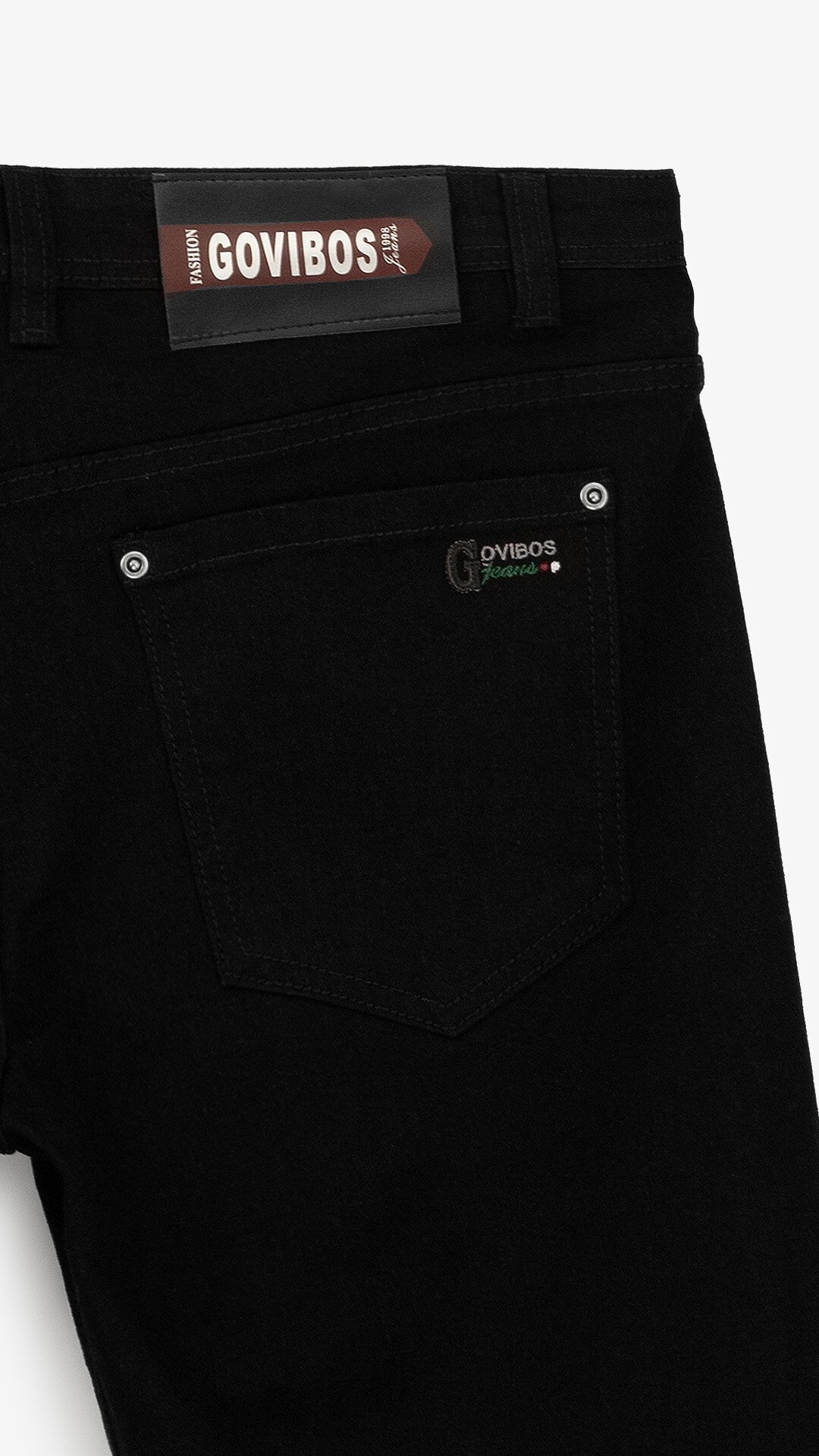 Джинсы Regular Fit мужские 5108-2 29 Черный  Фото №4