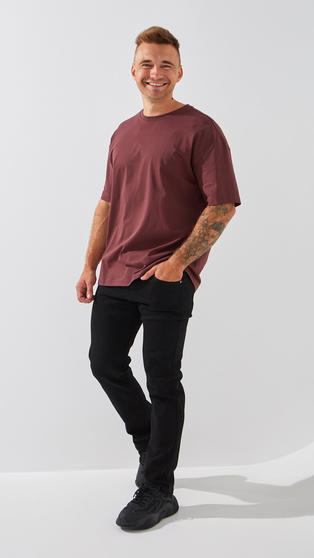 Купити Джинси Regular Fit чоловічі 5108-2 29 Чорний Артикул: 2000999243493 Фото повноекранне №3