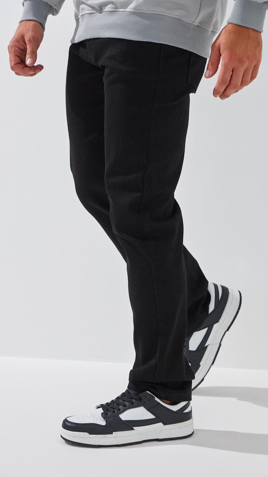 Купити Джинси Regular Fit чоловічі 5108-3 33 Чорний Артикул: 2000999243585 Фото повноекранне №4