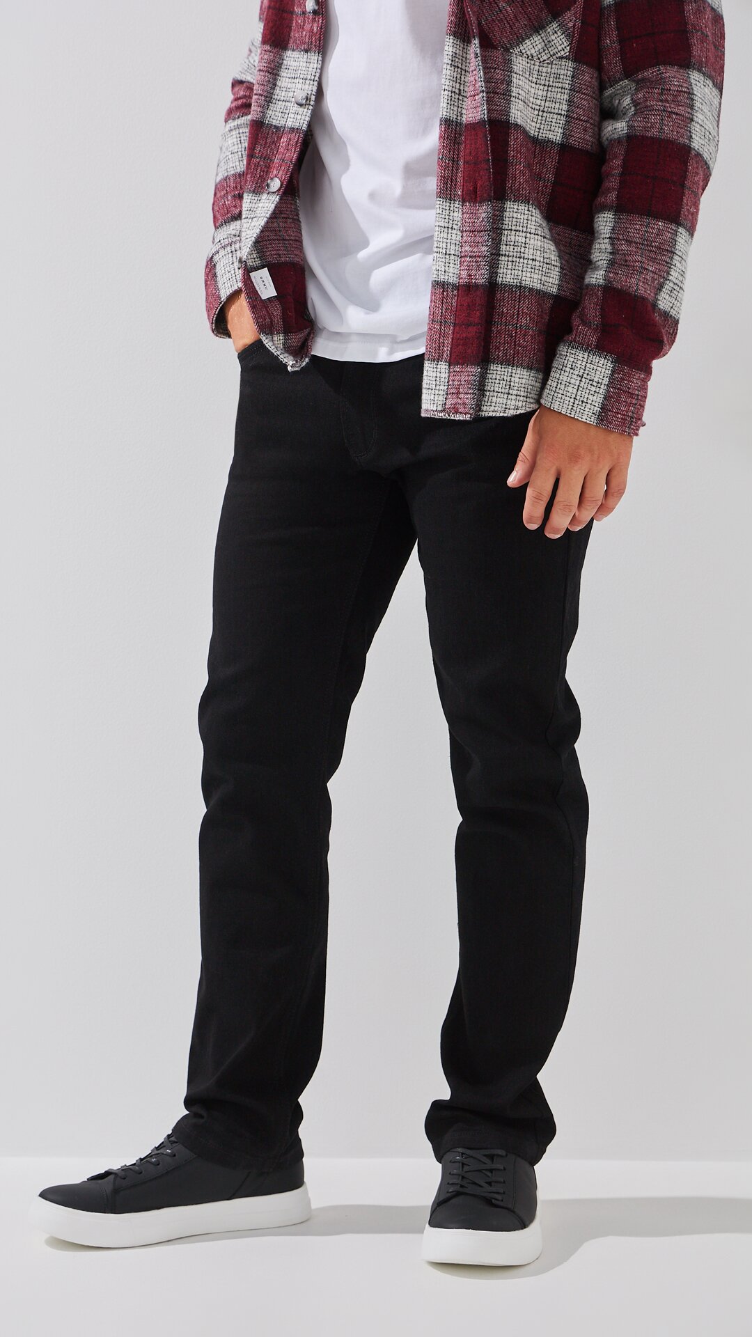 Купити Джинси Regular Fit чоловічі 5108-6 33 Чорний Артикул: 2000999243714 Фото повноекранне №2