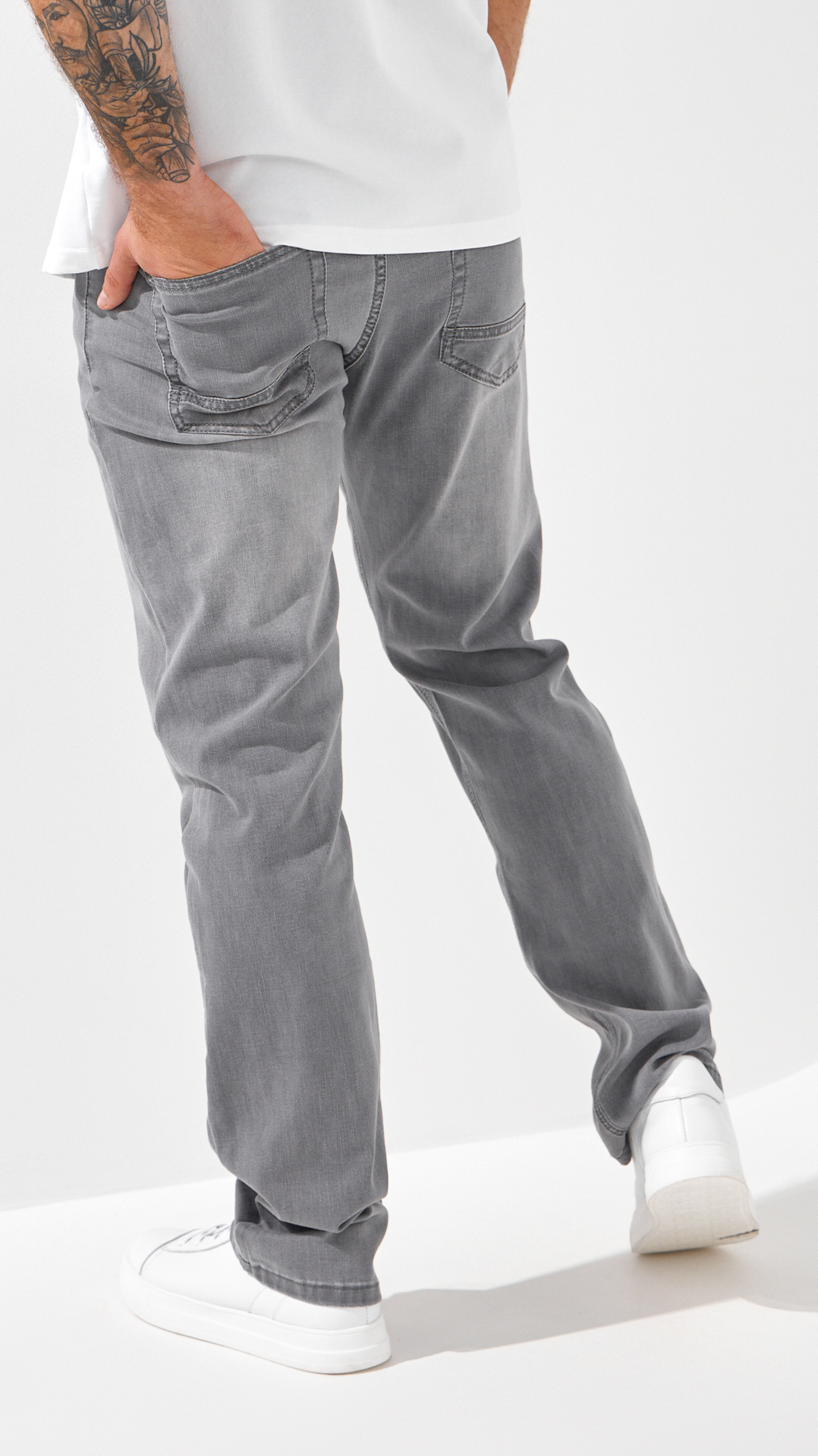 Джинси Regular fit чоловічі  6682 29 Сірий  Фото №3