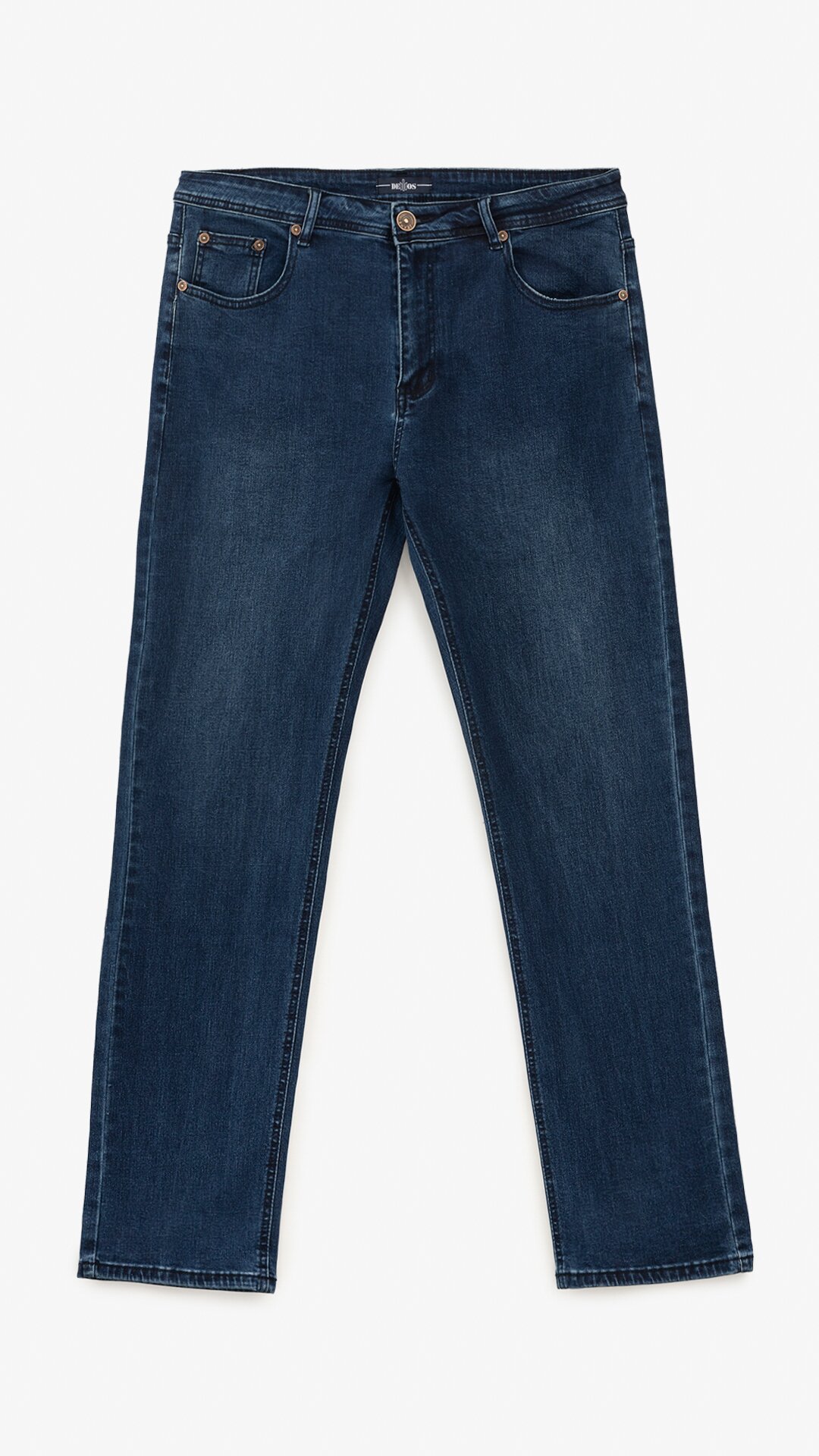 Купити Джинси Regular Fit чоловічі  HB500 28 Темно-синій Артикул: 2000999193705 Фото повноекранне №7