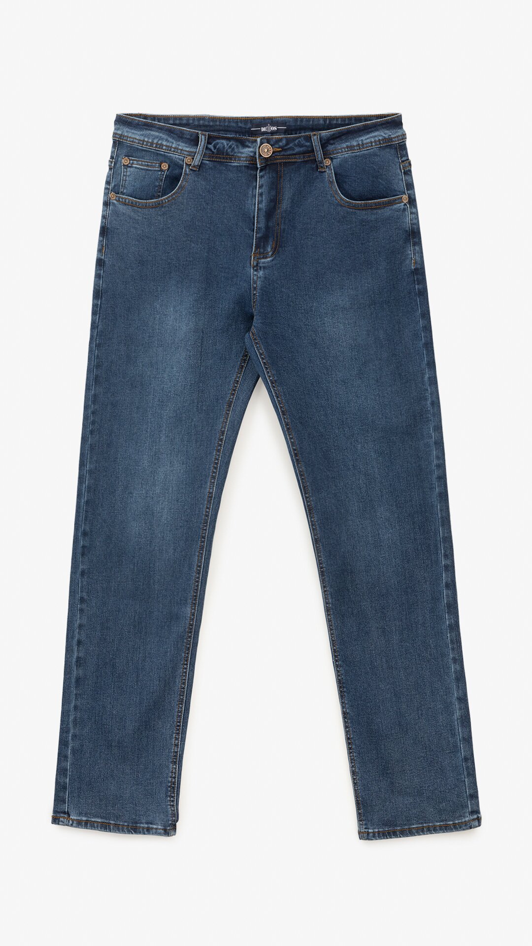 Купити Джинси Regular Fit чоловічі  HB600 29 Синій Артикул: 2000999193781 Фото повноекранне №7