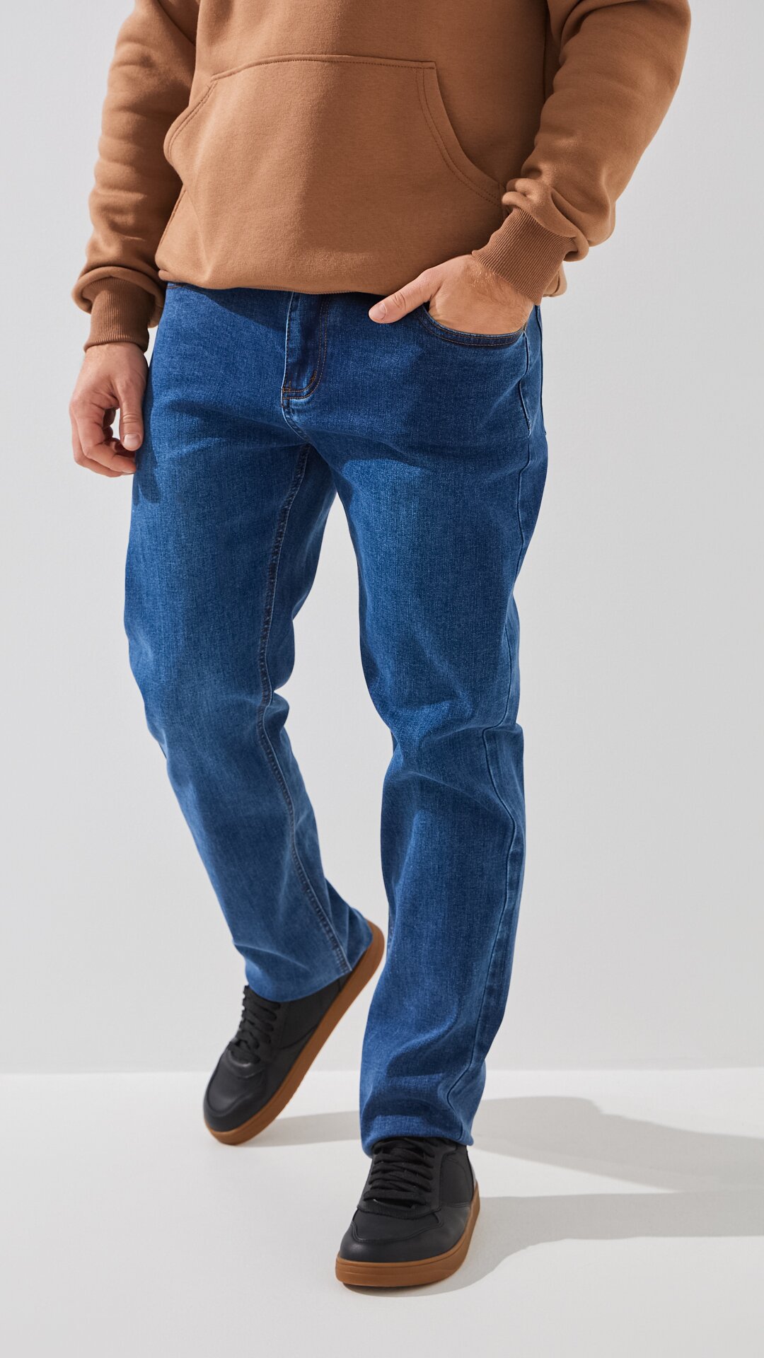 Купити Джинси Regular Fit чоловічі  HB600 29 Синій Артикул: 2000999193781 Фото повноекранне №1